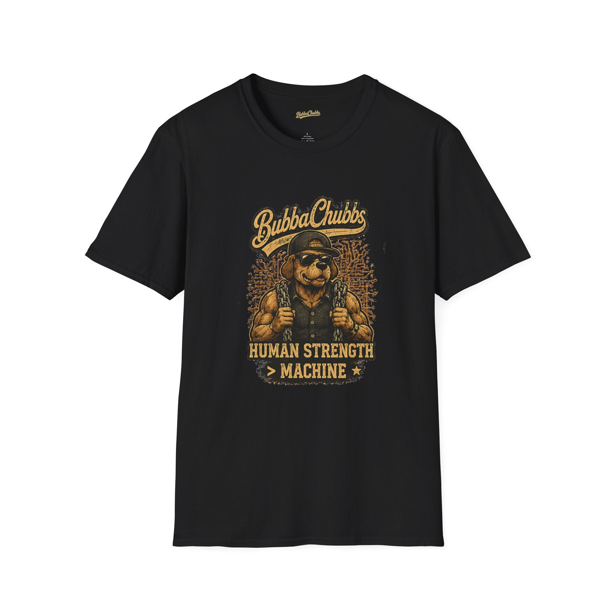 Human Strength Graphic Tee | BubbaChubbs Motivational T-Shirt