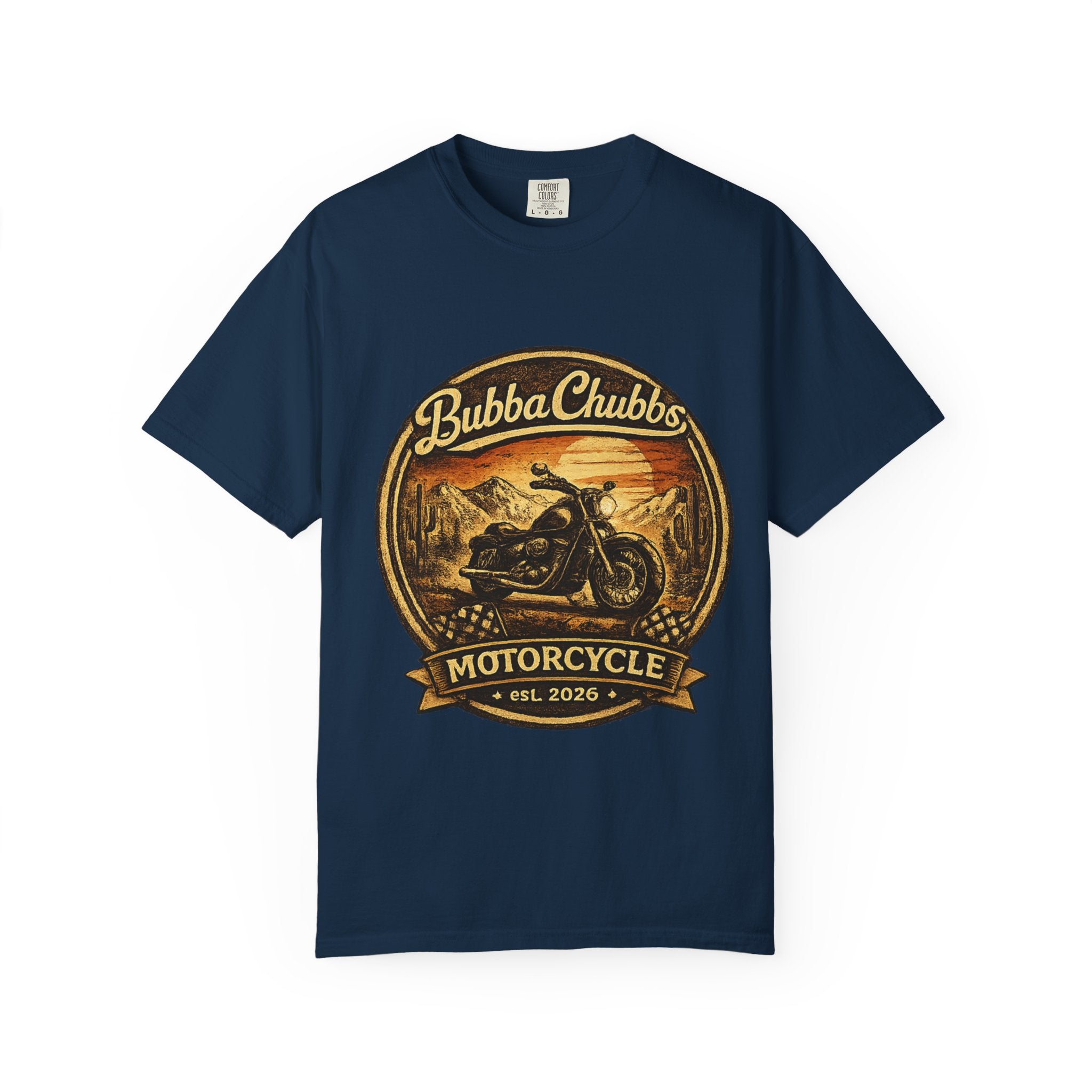 Motorcycle Graphic Tee | BubbaChubbs Biker Get Out Stay Wild T-Shirt