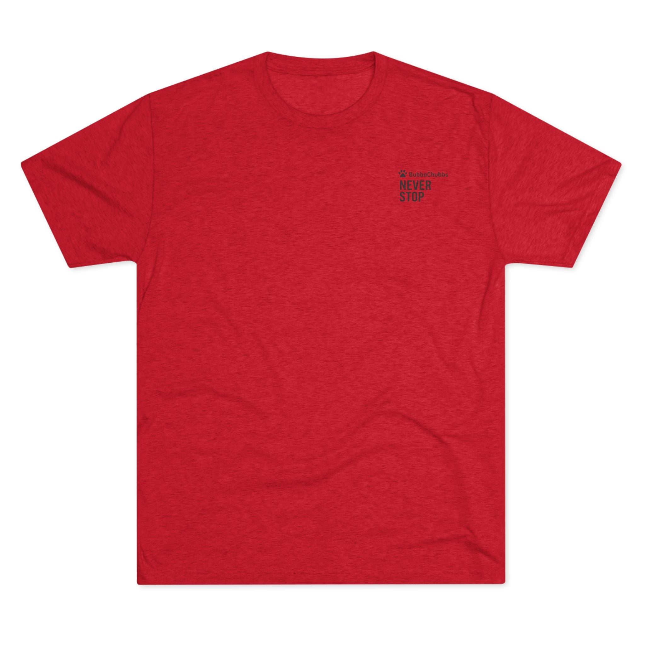 BubbaChubbs Mountains Never Stop — Adventure Outdoor Crew Shirt - BubbaChubbs Brand