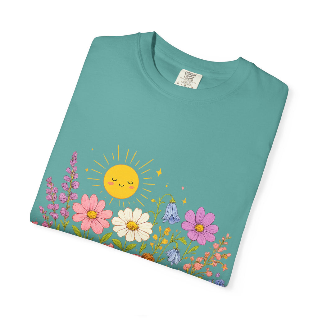 BubbaChubbs Sun Floral Style Tee Printify