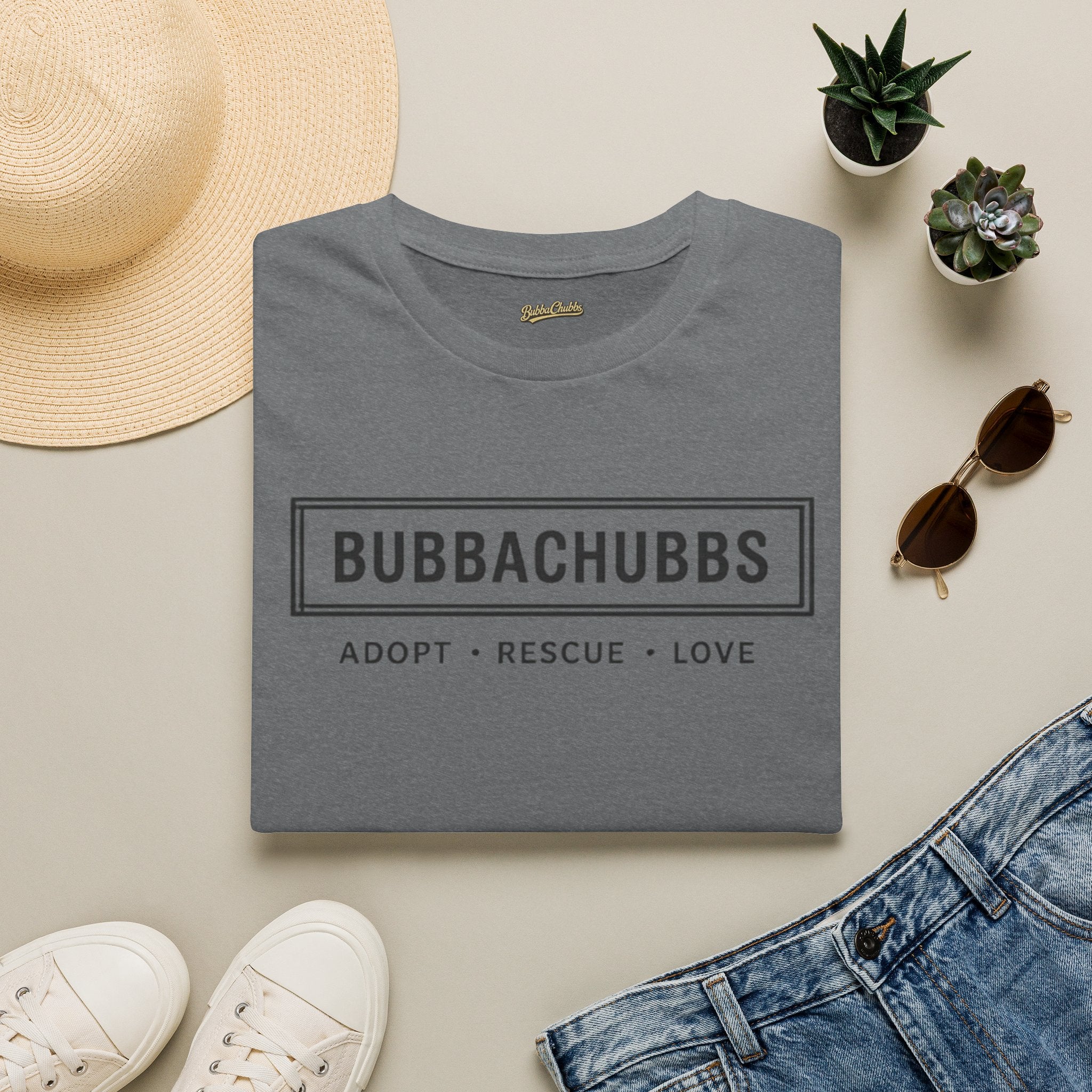 BubbaChubbs Adopt Rescue and Love Tee Printify