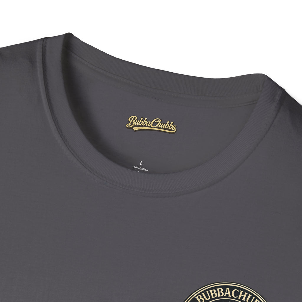 BubbaChubbs Himself Chest Full Small Logo Short-Sleeve Tee - BubbaChubbs Brand