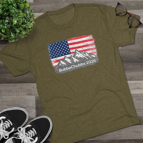 BubbaChubbs 2026 Patriotic Mountain Tee Printify