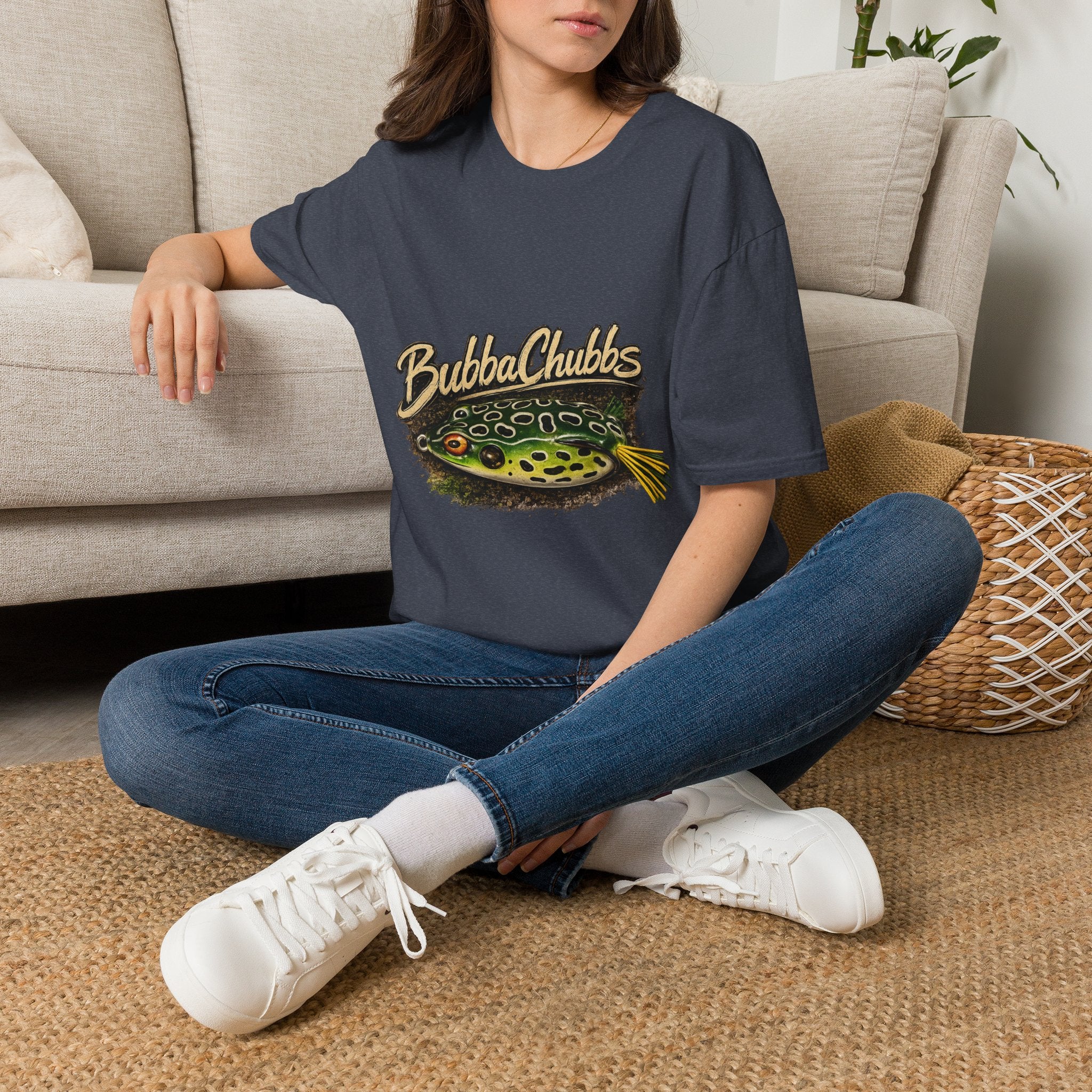 BubbaChubbs Gone Fishing Lure Graphic Tee Printify