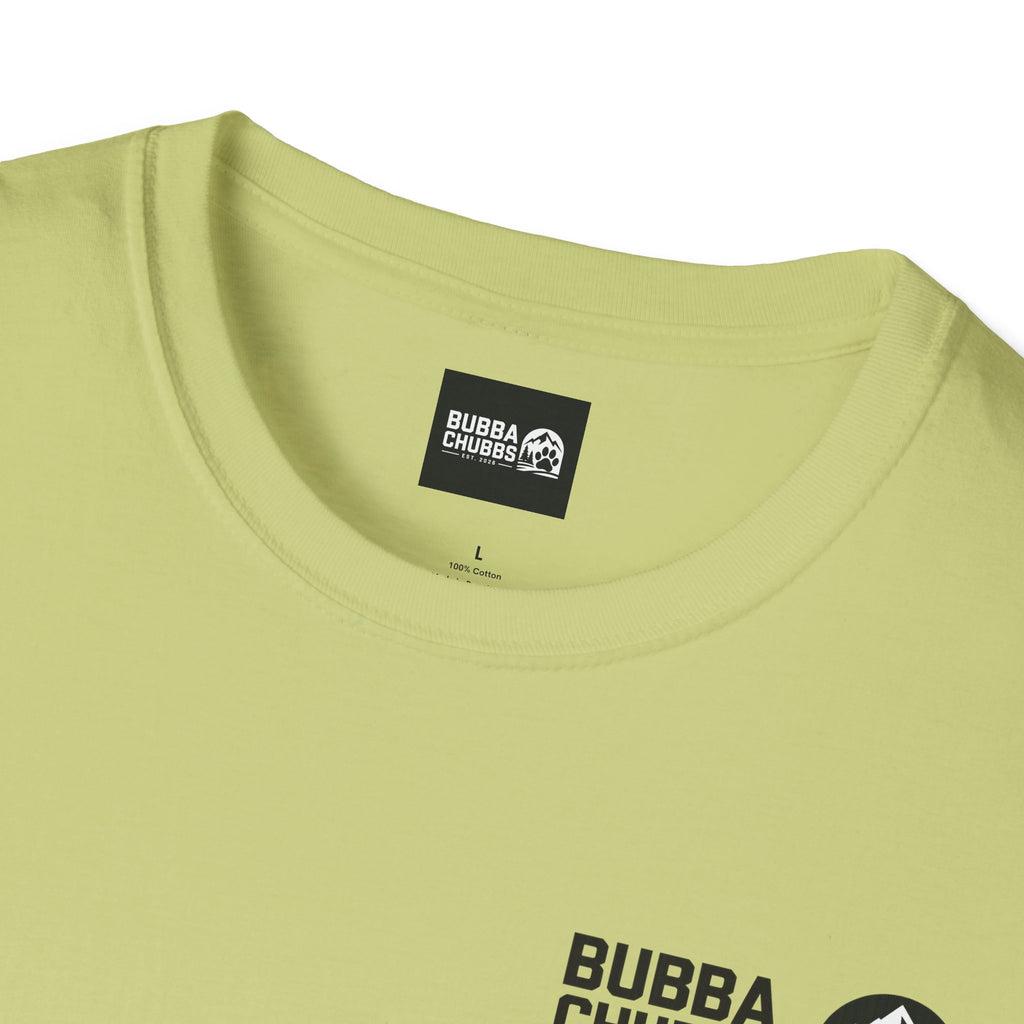 BubbaChubbs Updated Modern Logo Transparent Short-Sleeve Tee - BubbaChubbs Brand