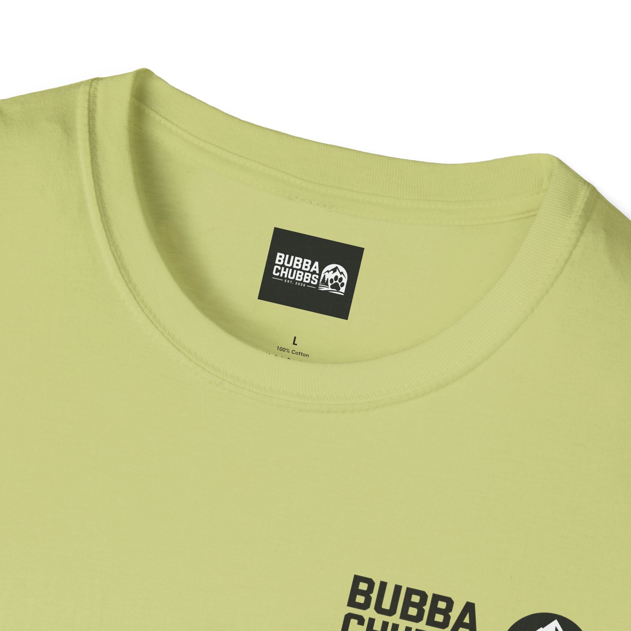 BubbaChubbs Updated Modern Logo Transparent Short-Sleeve Tee - BubbaChubbs Brand