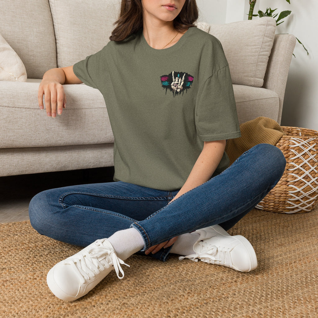 BubbaChubbs Skull Fingers Peace Tee - BubbaChubbs Brand