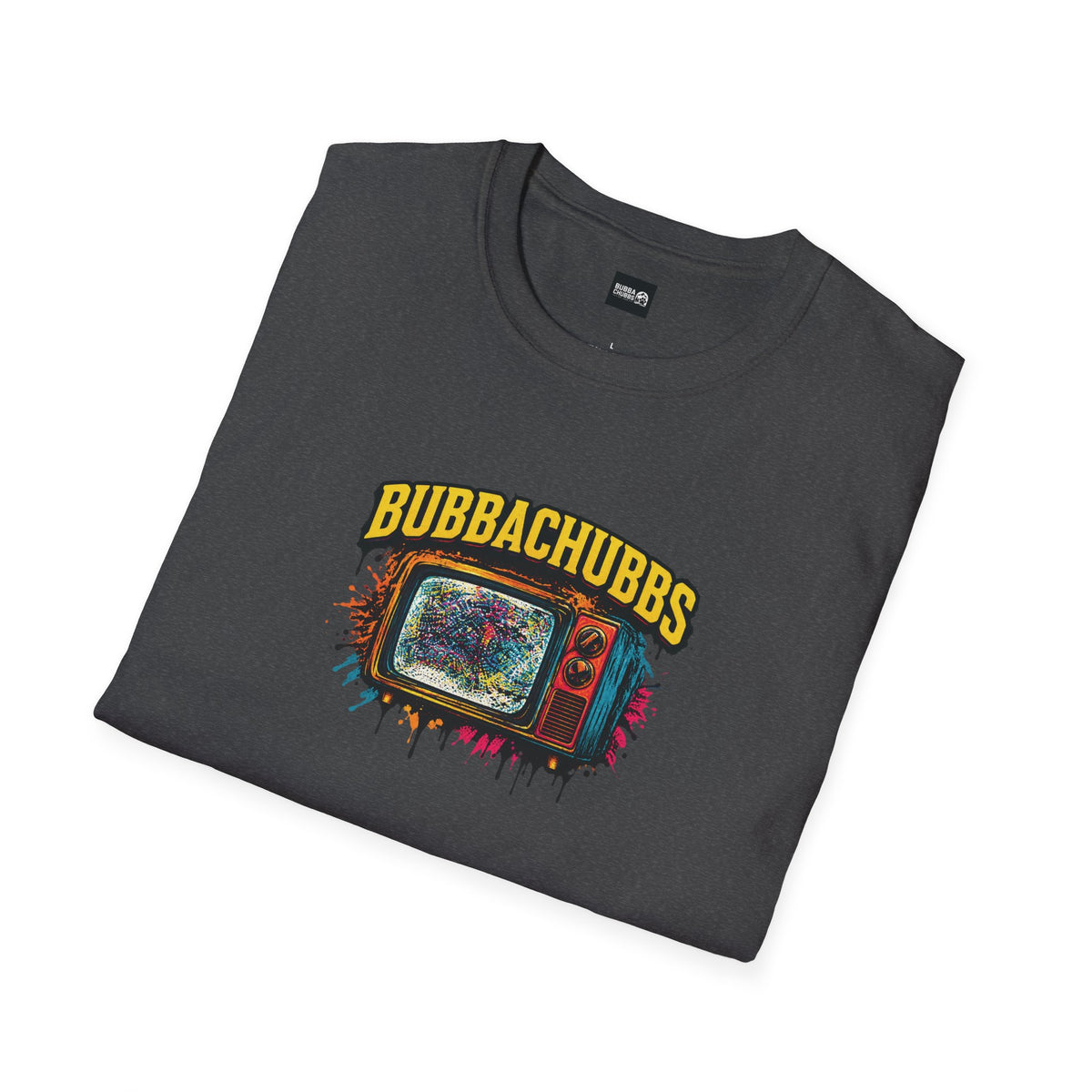 BubbaChubbs TV Large Front Tee