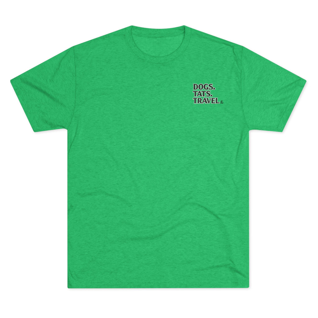 BubbaChubbs Mountains Minimalist Dogs Tats Travel — Adventure Outdoor Crew Shirt - BubbaChubbs Brand