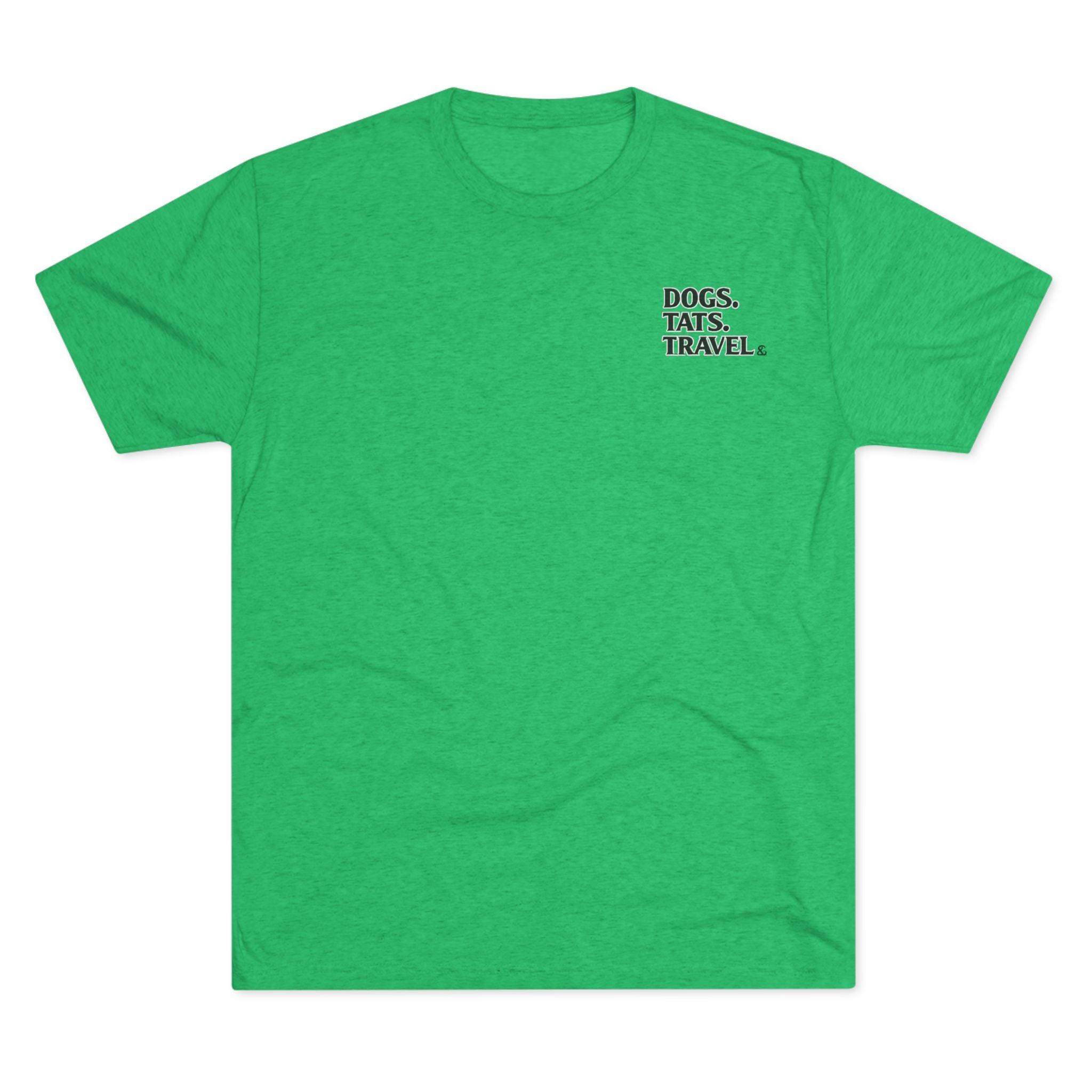 BubbaChubbs Mountains Minimalist Dogs Tats Travel — Adventure Outdoor Crew Shirt - BubbaChubbs Brand