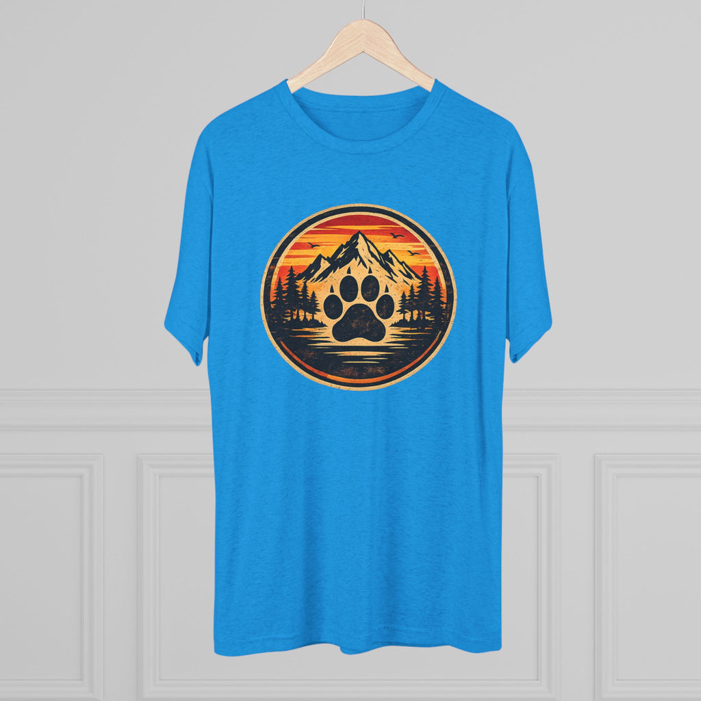 BubbaChubbs Mountains Paw — Adventure Outdoor Crew Shirt - BubbaChubbs Brand