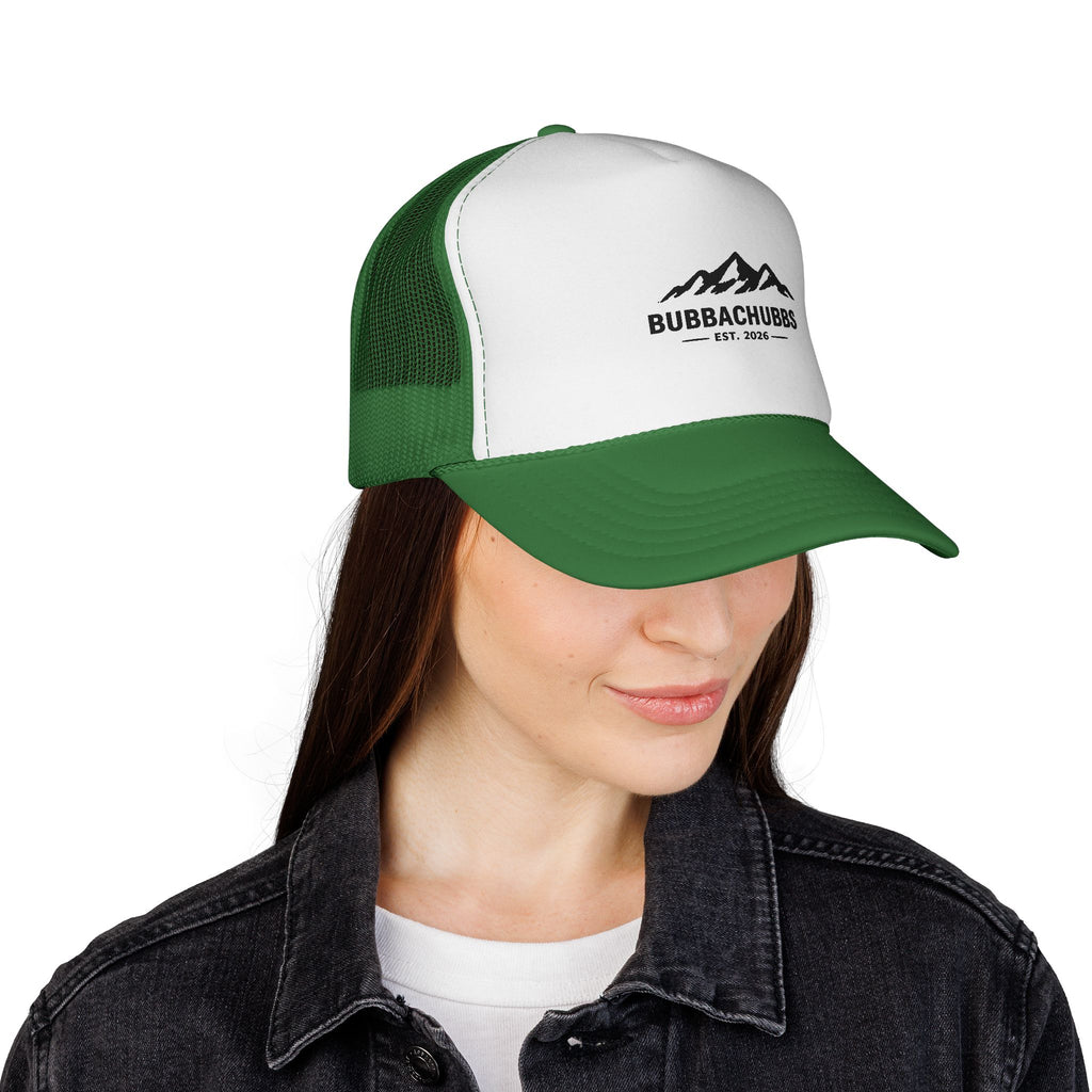 BubbaChubbs Adventure Mountain Trucker Cap — Retro Hat - BubbaChubbs Brand