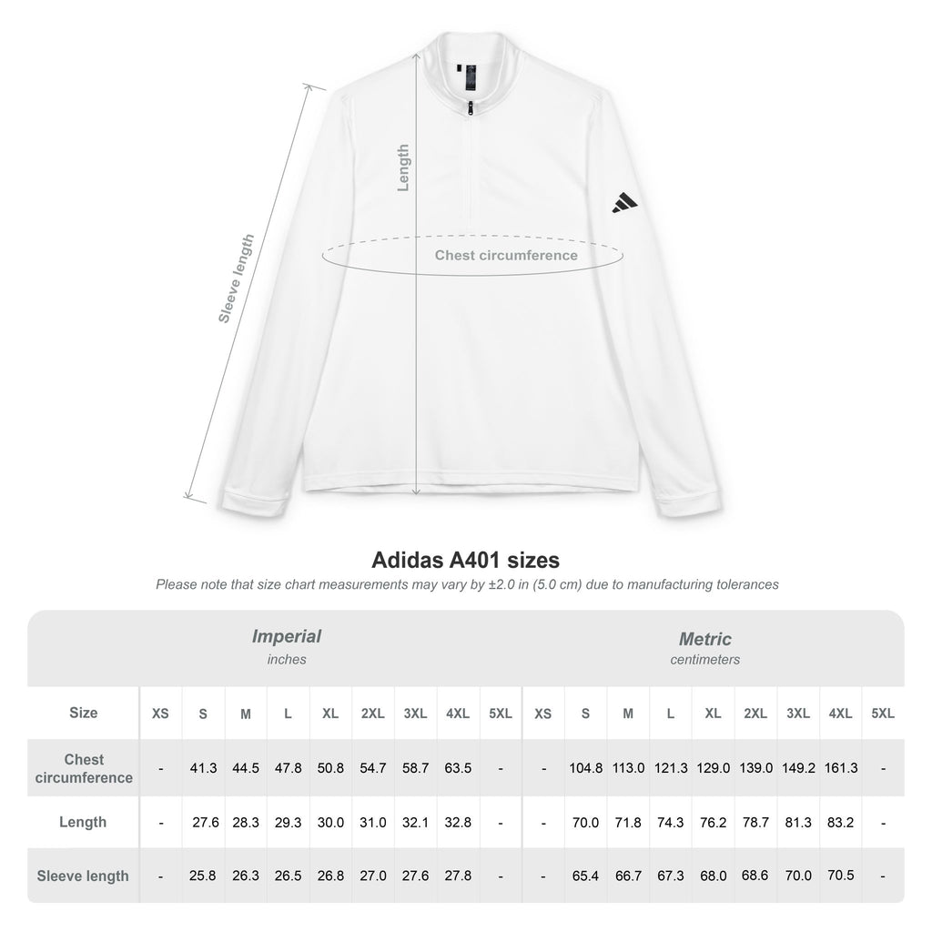 Embroidered Quarter-Zip Pullover — Mountain Logo Performance Top
