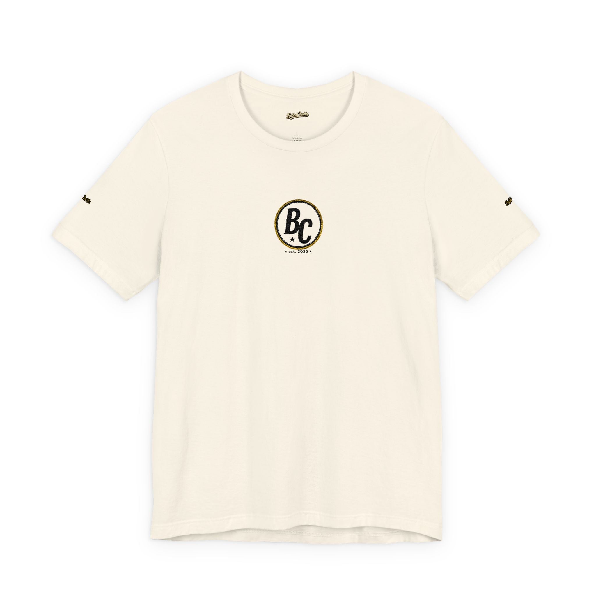 BubbaChubbs - Embroidered Logo - Unisex Jersey Short Sleeve Tee