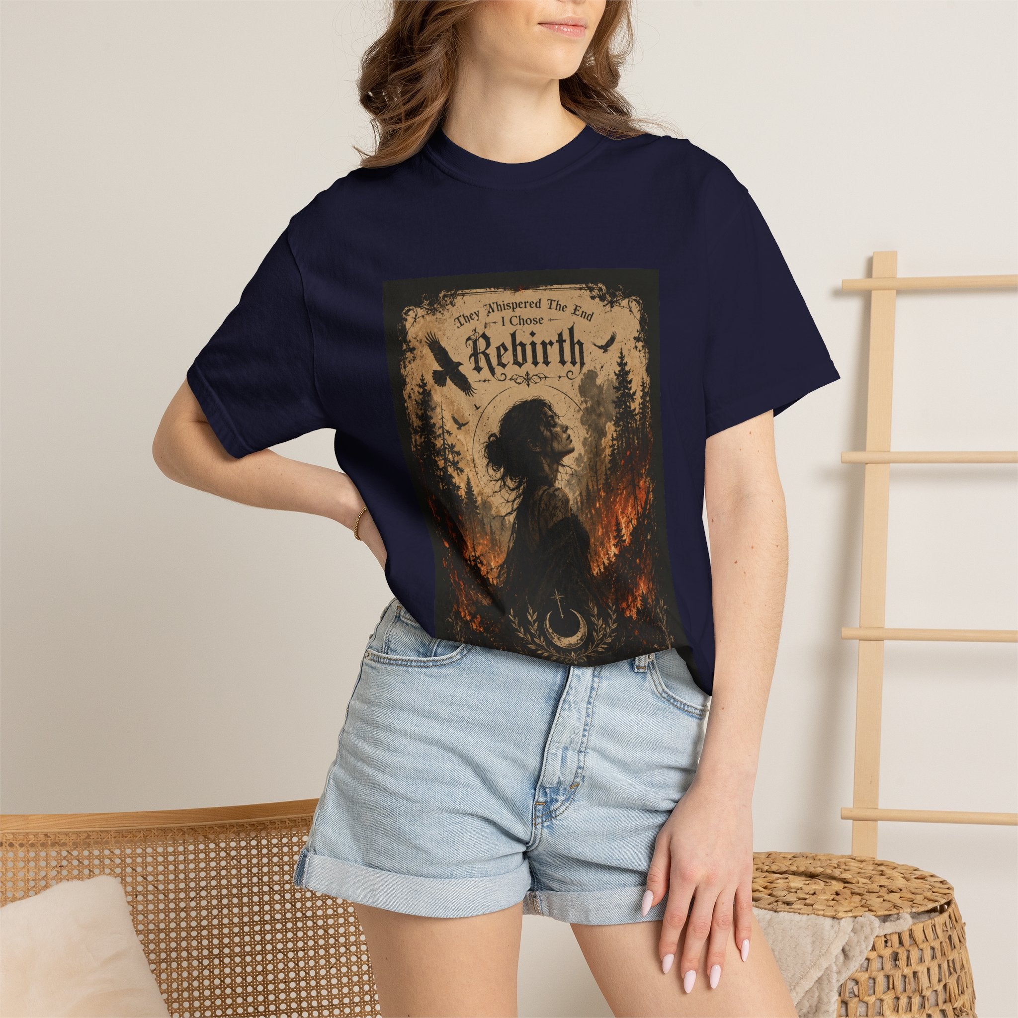 BubbaChubbs Goth Vibe Rebirth Style Tee Printify