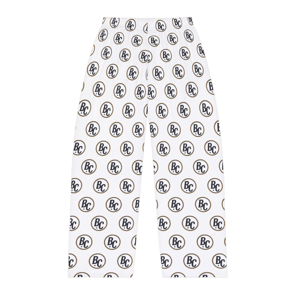 Men's BubbaChubbs Pajama Pants - All-Over BC Logo Lounge Sleepwear Printify