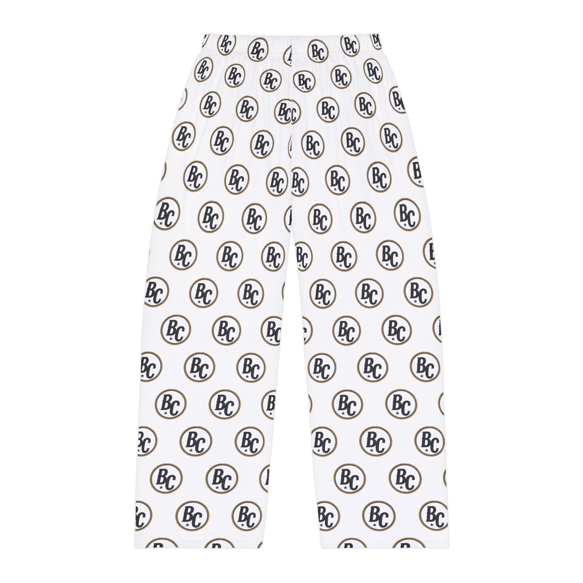 Men's BubbaChubbs Pajama Pants - All-Over BC Logo Lounge Sleepwear Printify