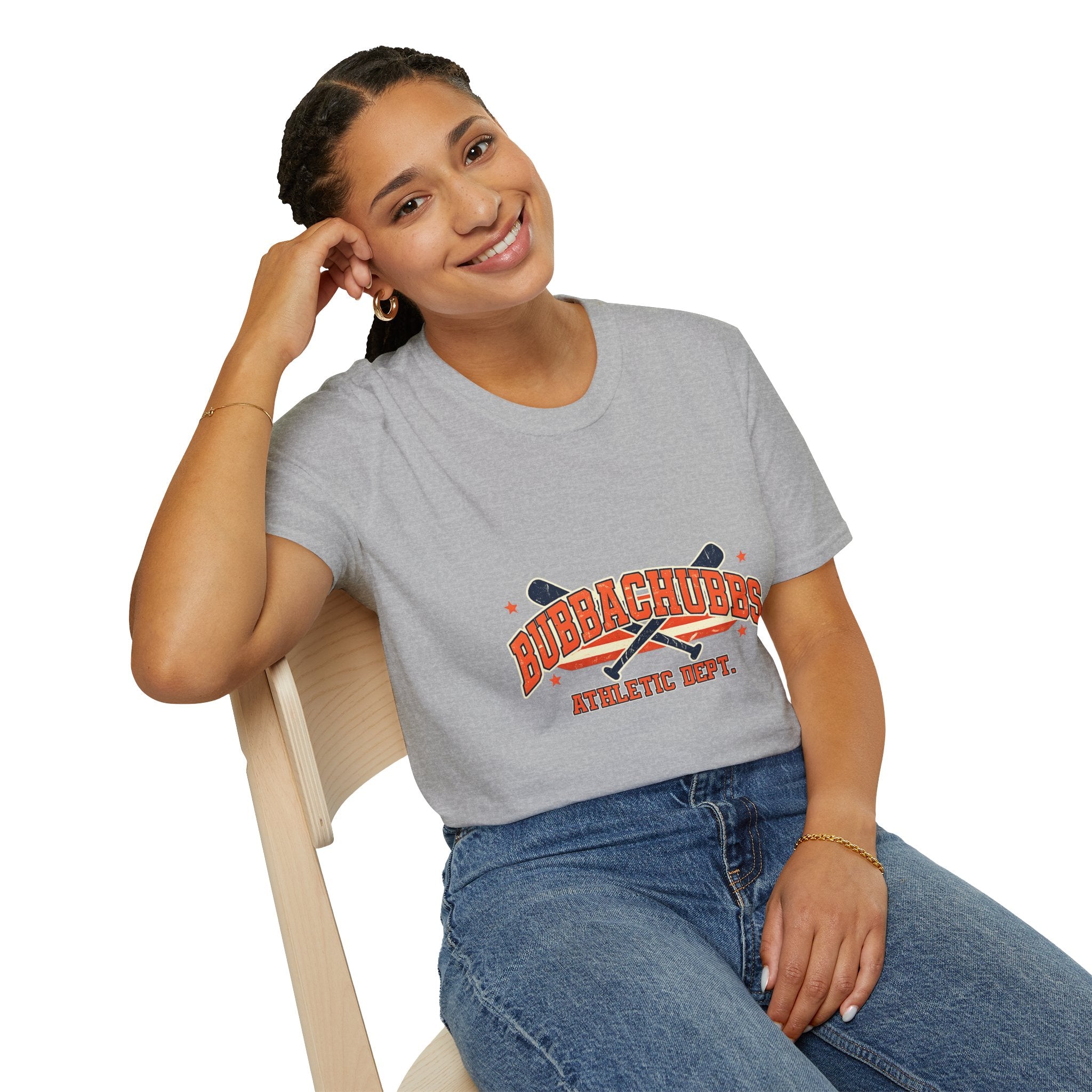 BubbaChubbs Athletic Logo Only T-Shirt Printify