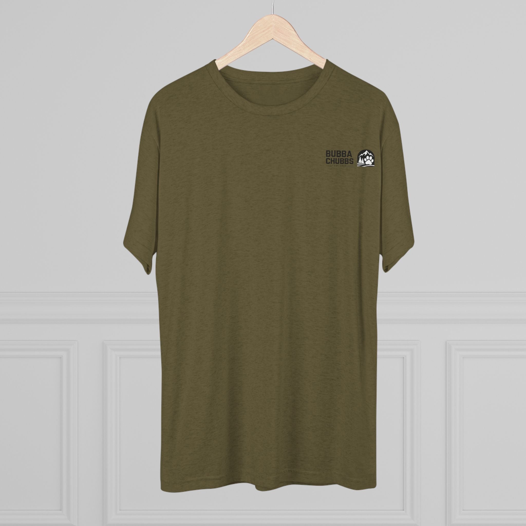 BubbaChubbs Mountains Minimalist Logo Tee — Adventure Outdoor Crew Shirt - BubbaChubbs Brand
