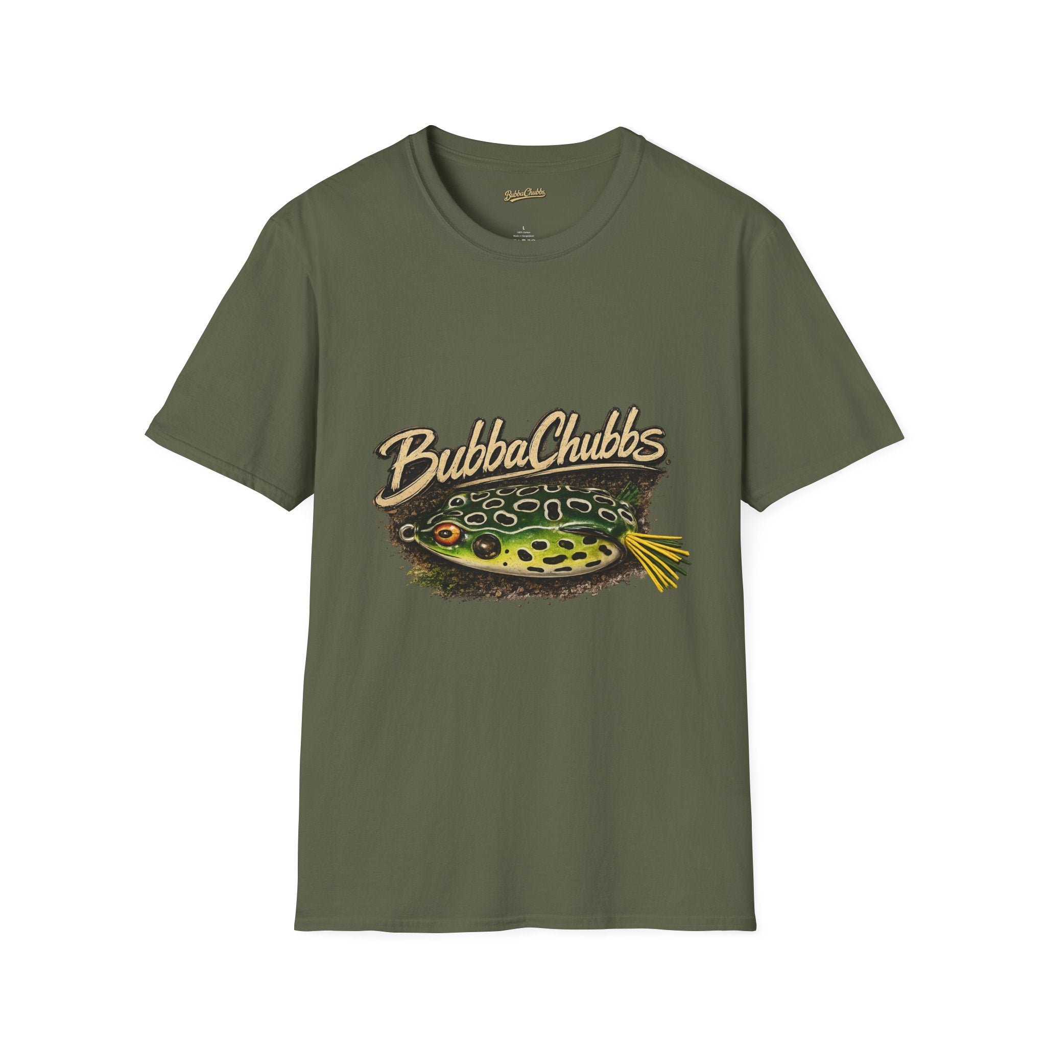 BubbaChubbs Gone Fishing Lure Graphic Tee Printify