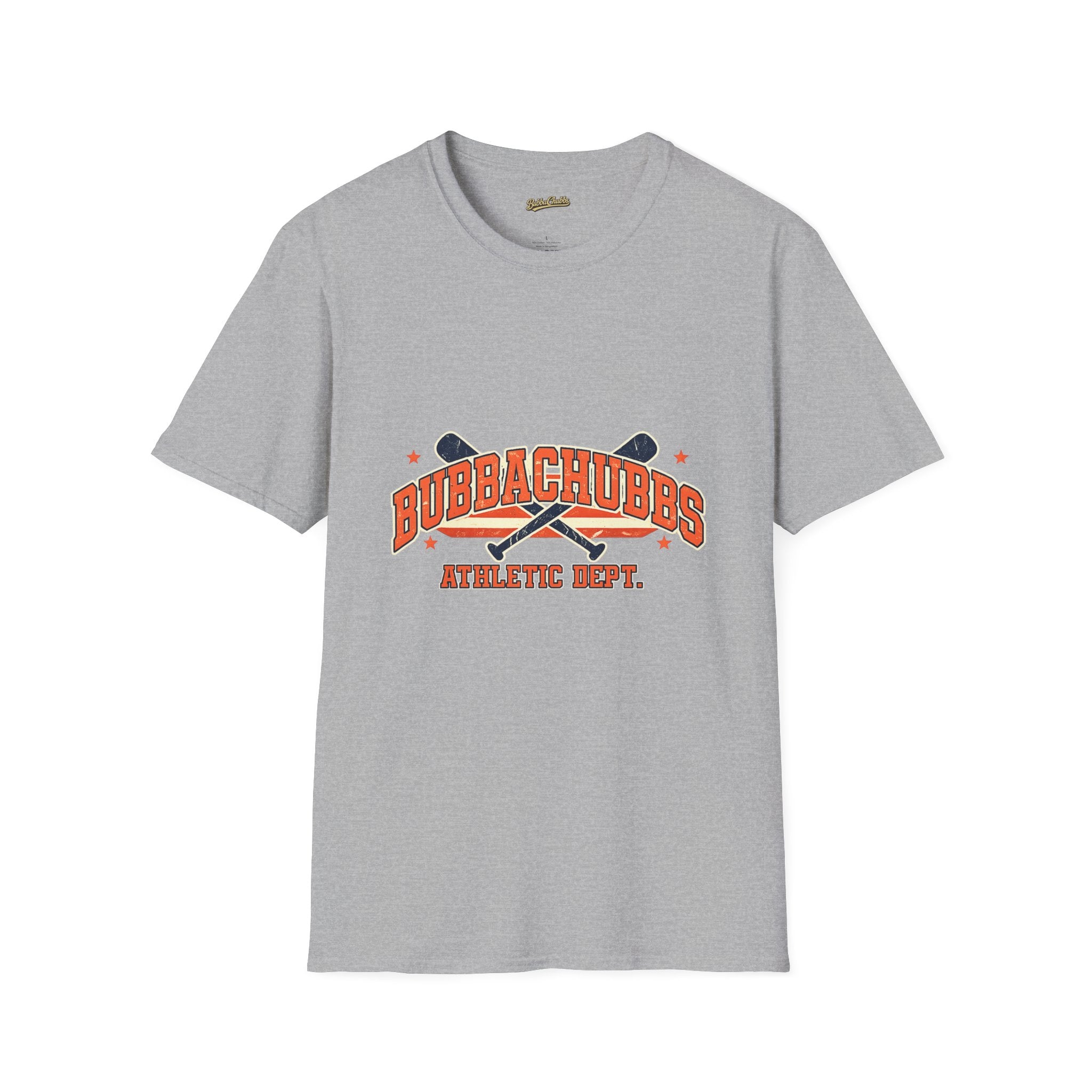 BubbaChubbs Athletic Logo Only T-Shirt Printify