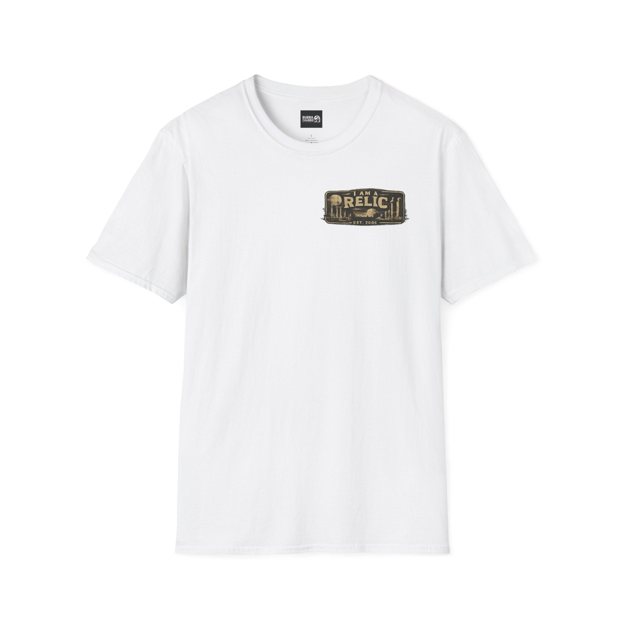 BubbaChubbs way back Relic Logo Transparent Short-Sleeve Tee - BubbaChubbs Brand