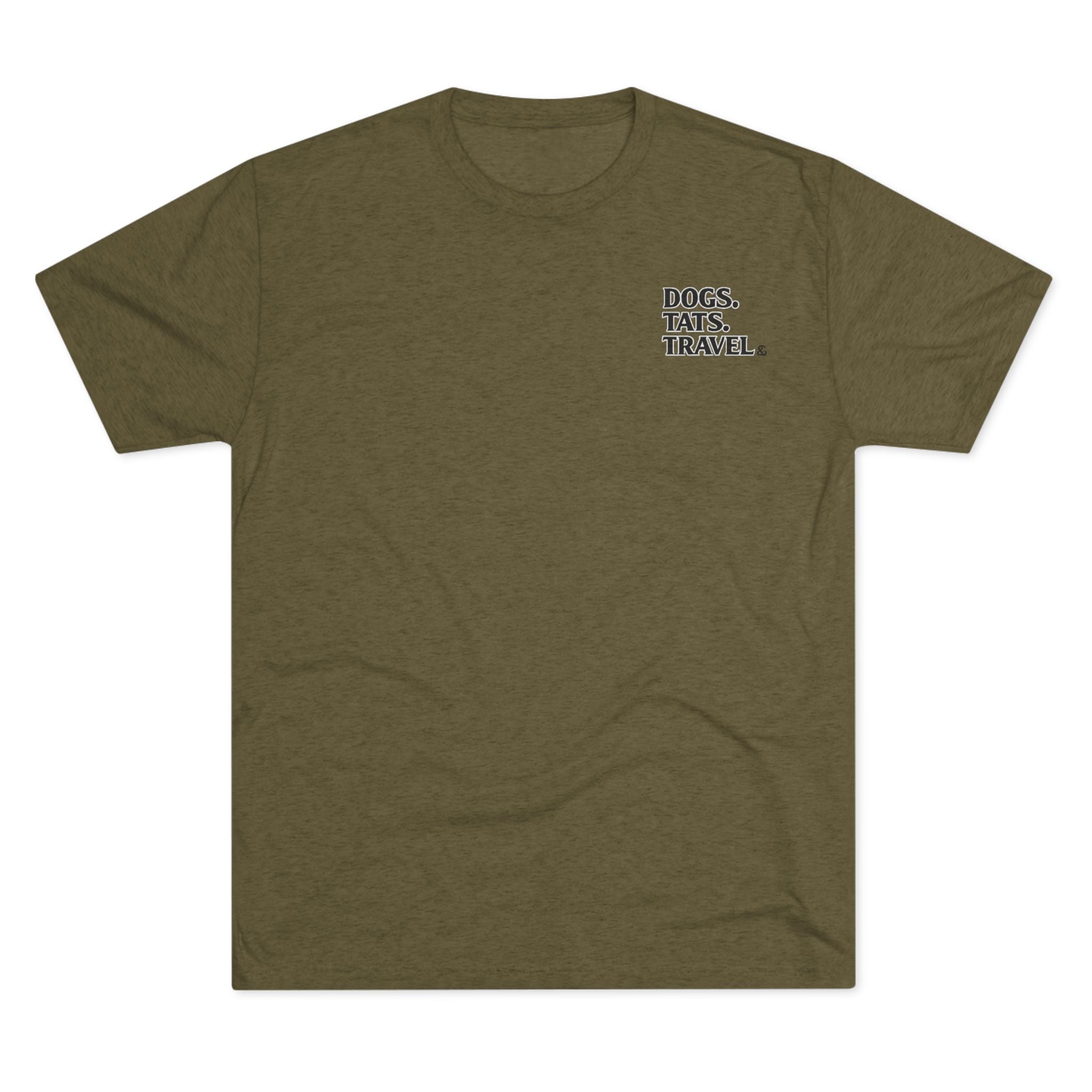 BubbaChubbs Mountains Minimalist Dogs Tats Travel — Adventure Outdoor Crew Shirt - BubbaChubbs Brand