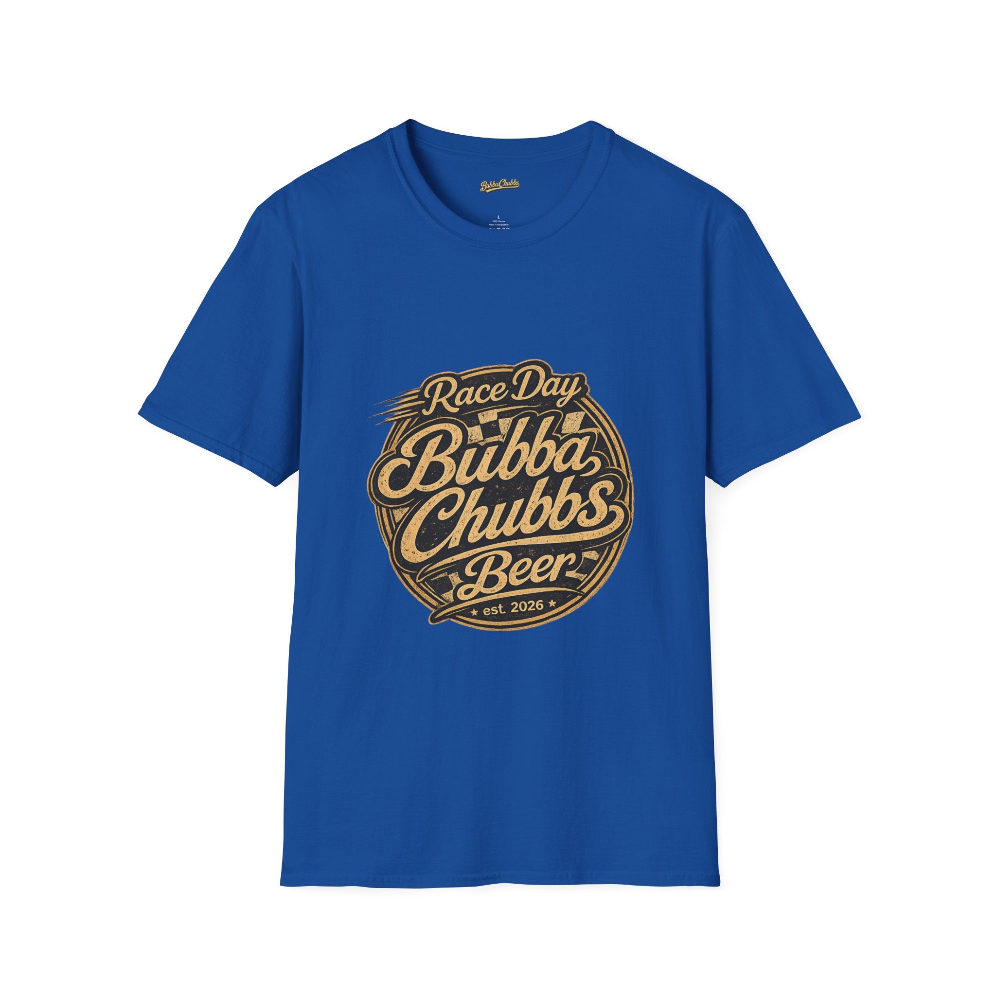 BubbaChubbs Race Day Bubba Beer Logo T-Shirt Printify