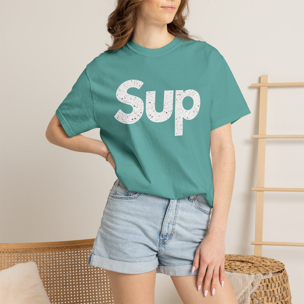 BubbaChubbs Sup White Lettering Tee - BubbaChubbs Brand