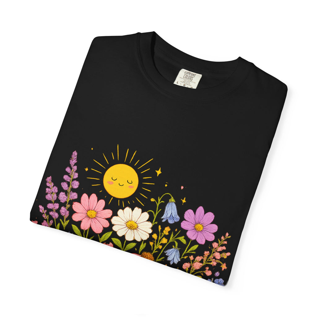 BubbaChubbs Sun Floral Style Tee Printify