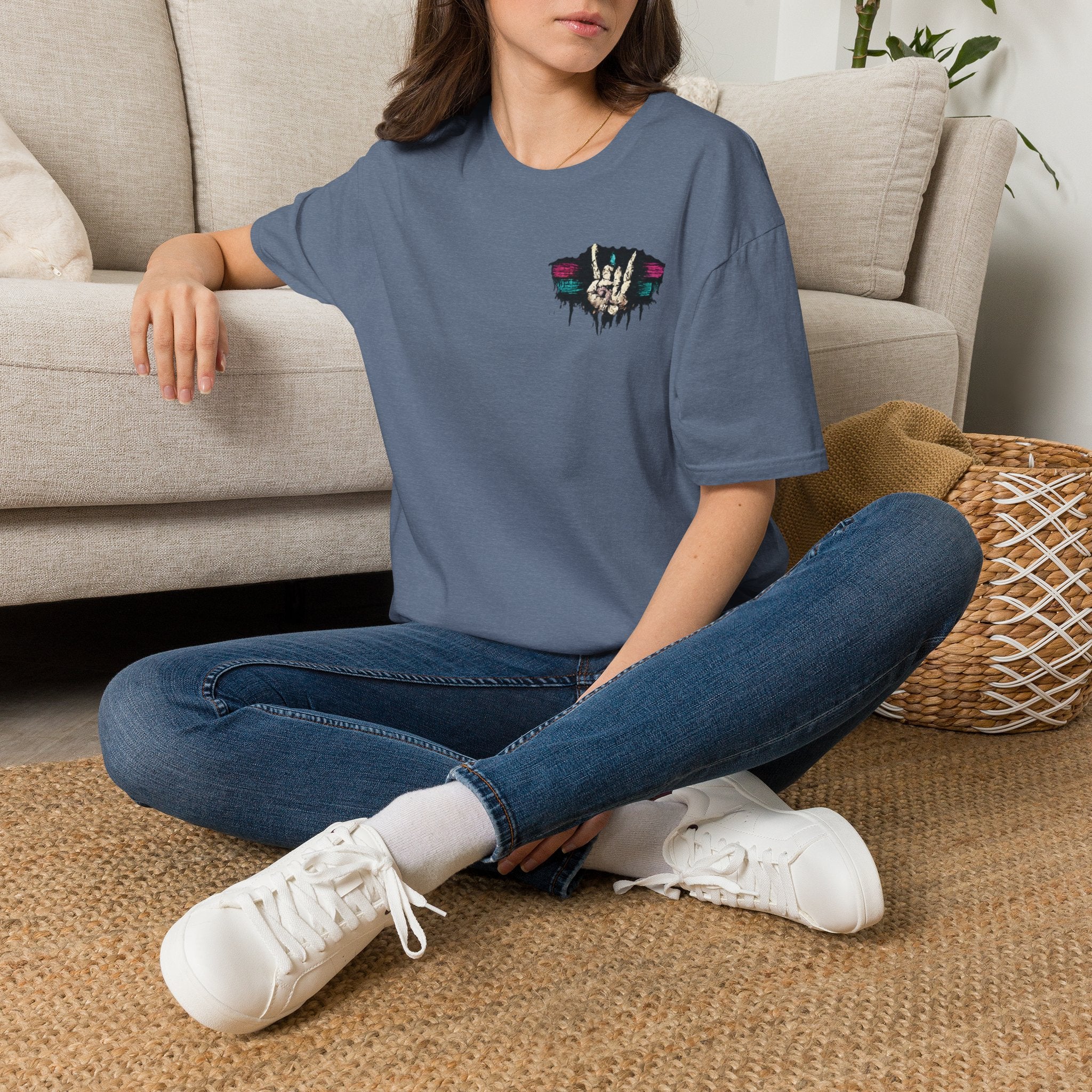 BubbaChubbs Skull Fingers Peace Tee - BubbaChubbs Brand