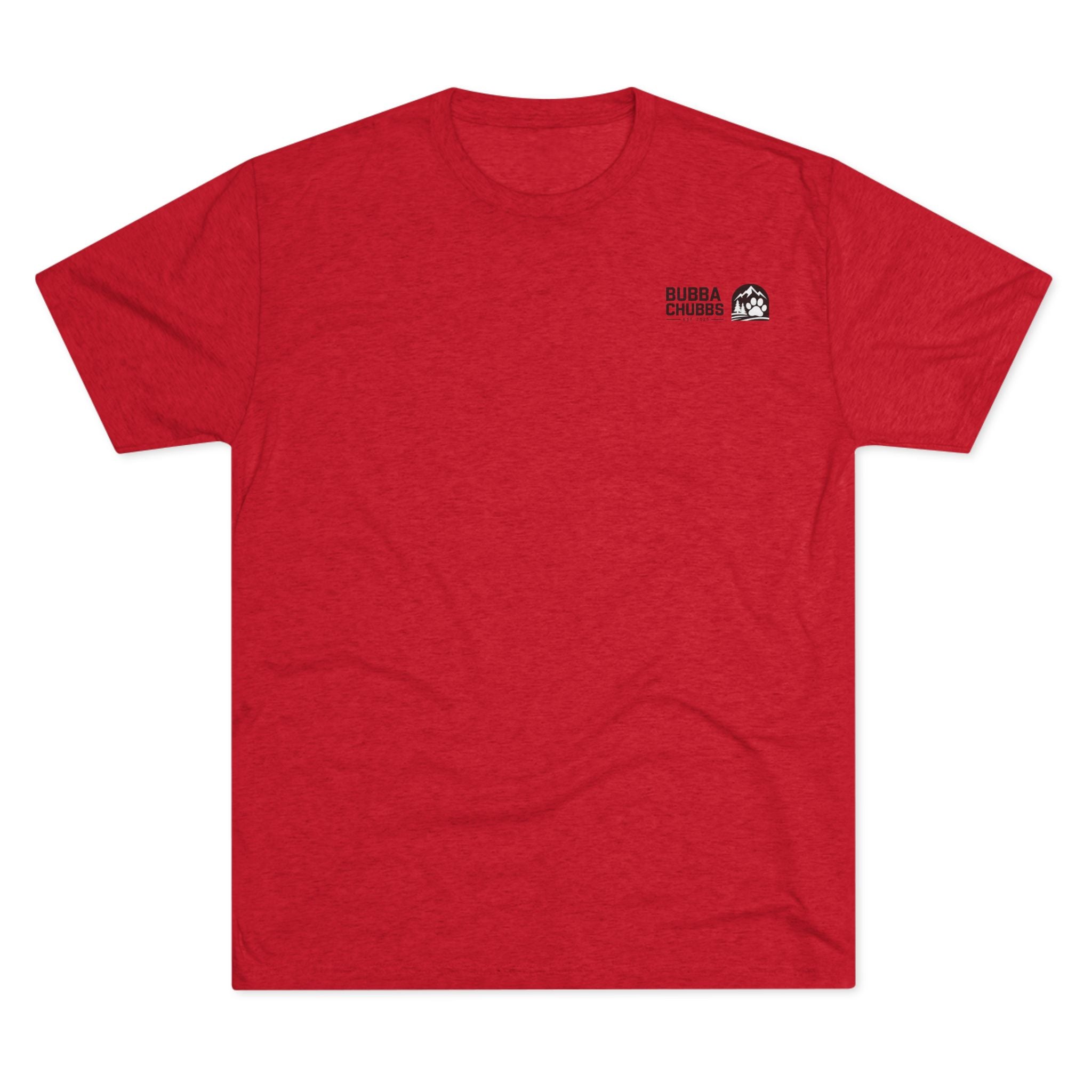 BubbaChubbs Mountains Minimalist Logo Tee — Adventure Outdoor Crew Shirt - BubbaChubbs Brand