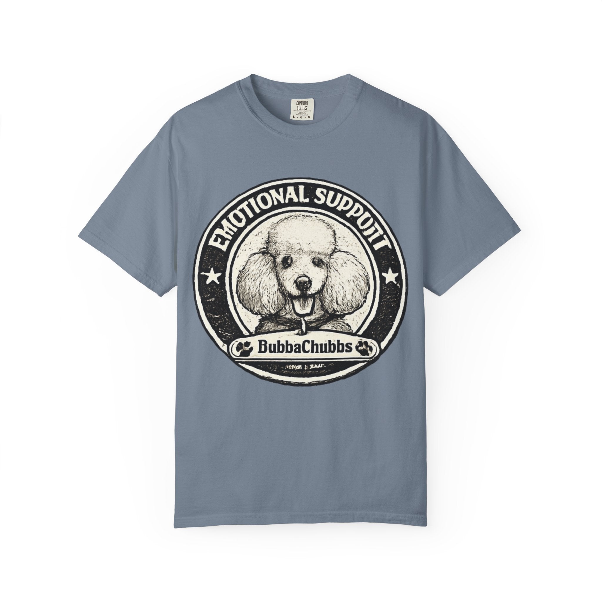 BubbaChubbs Vintage Poodle Emotional Support Style Tee - BubbaChubbs Brand