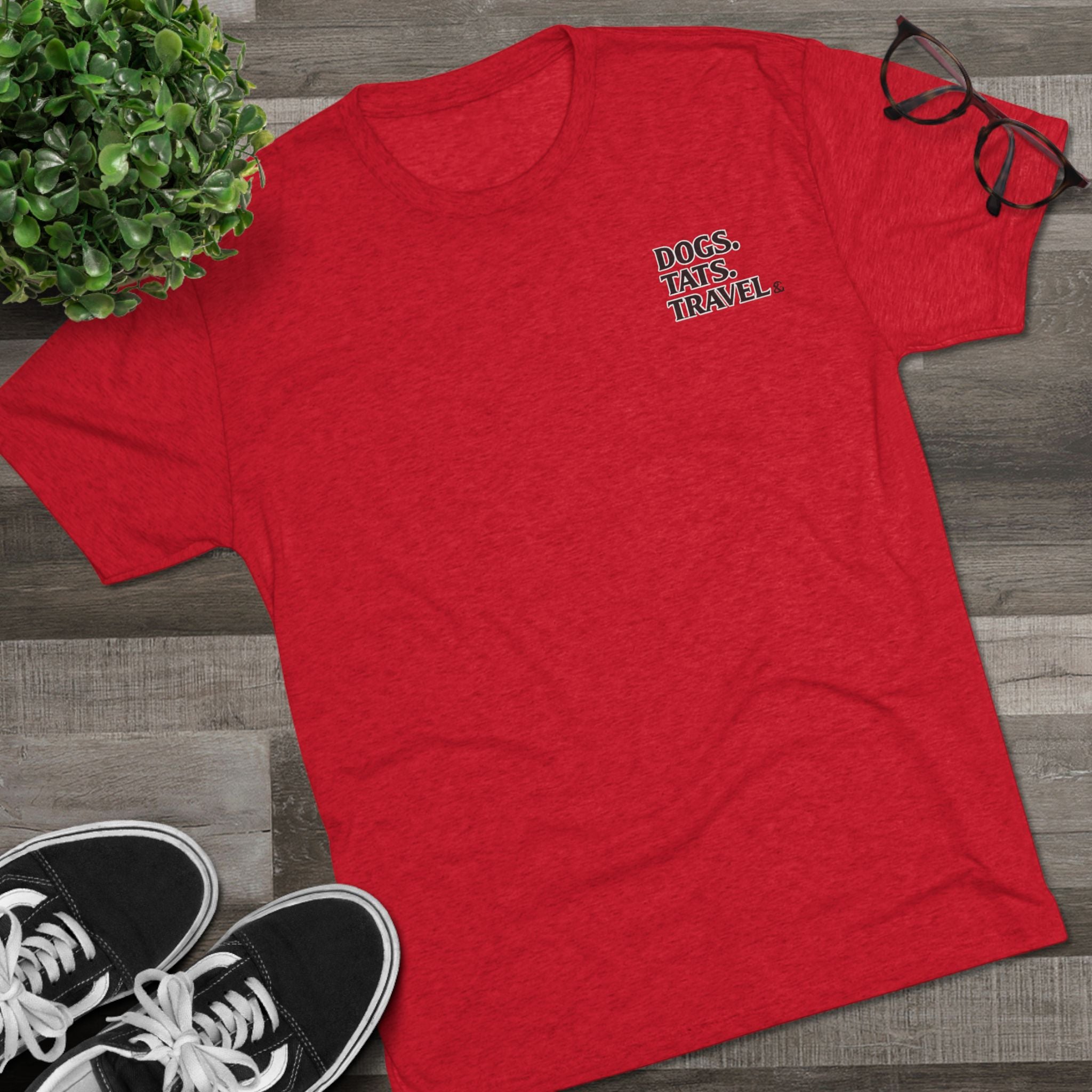 BubbaChubbs Mountains Minimalist Dogs Tats Travel — Adventure Outdoor Crew Shirt - BubbaChubbs Brand