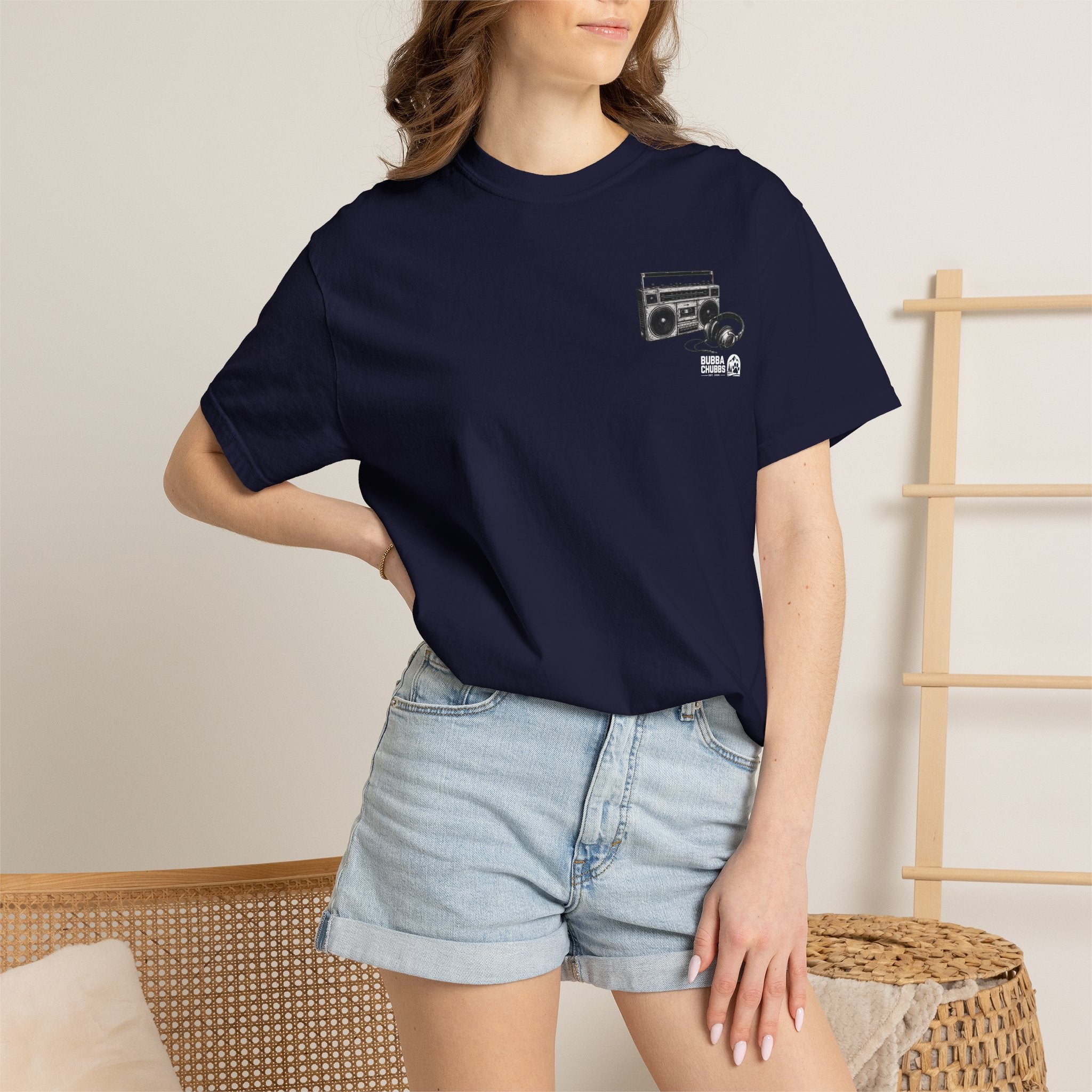 BubbaChubbs Boombox vintage Tee - BubbaChubbs Brand