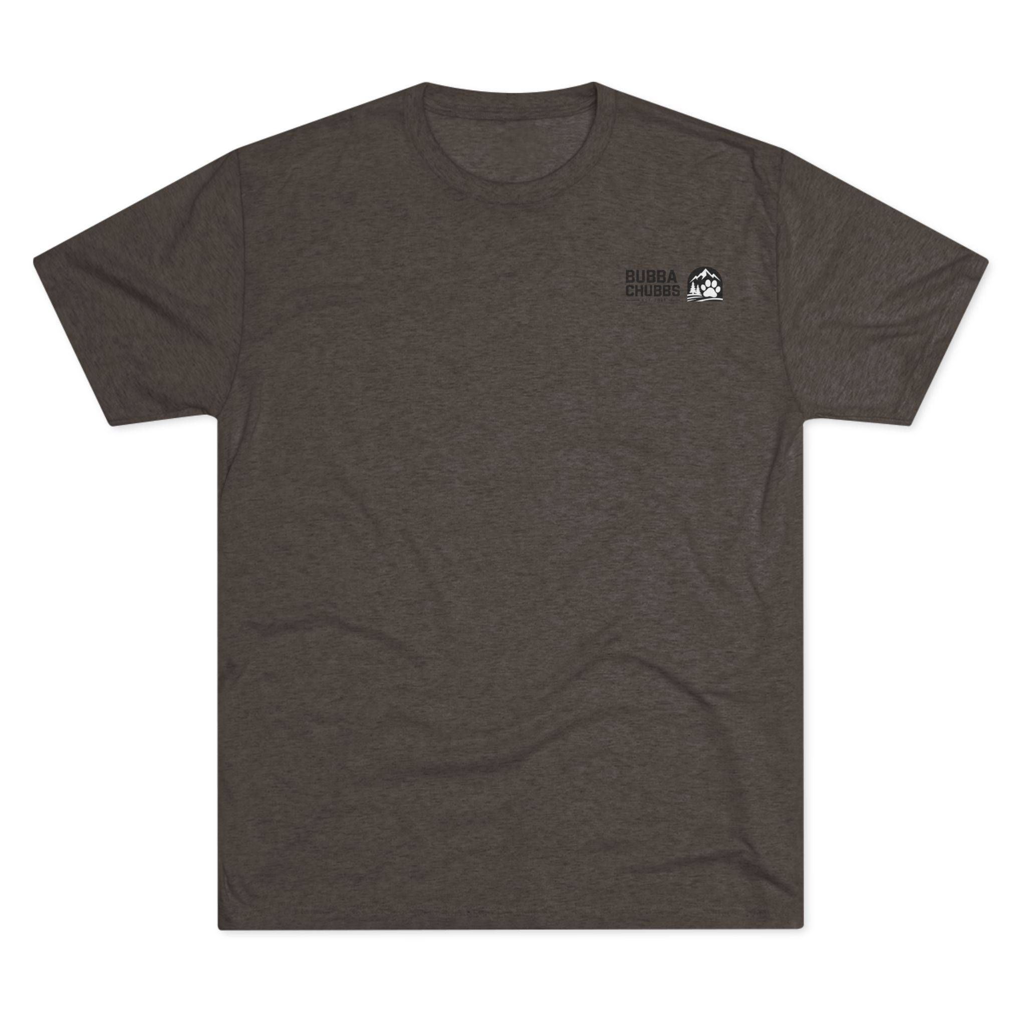 BubbaChubbs Mountains Minimalist Logo Tee — Adventure Outdoor Crew Shirt - BubbaChubbs Brand