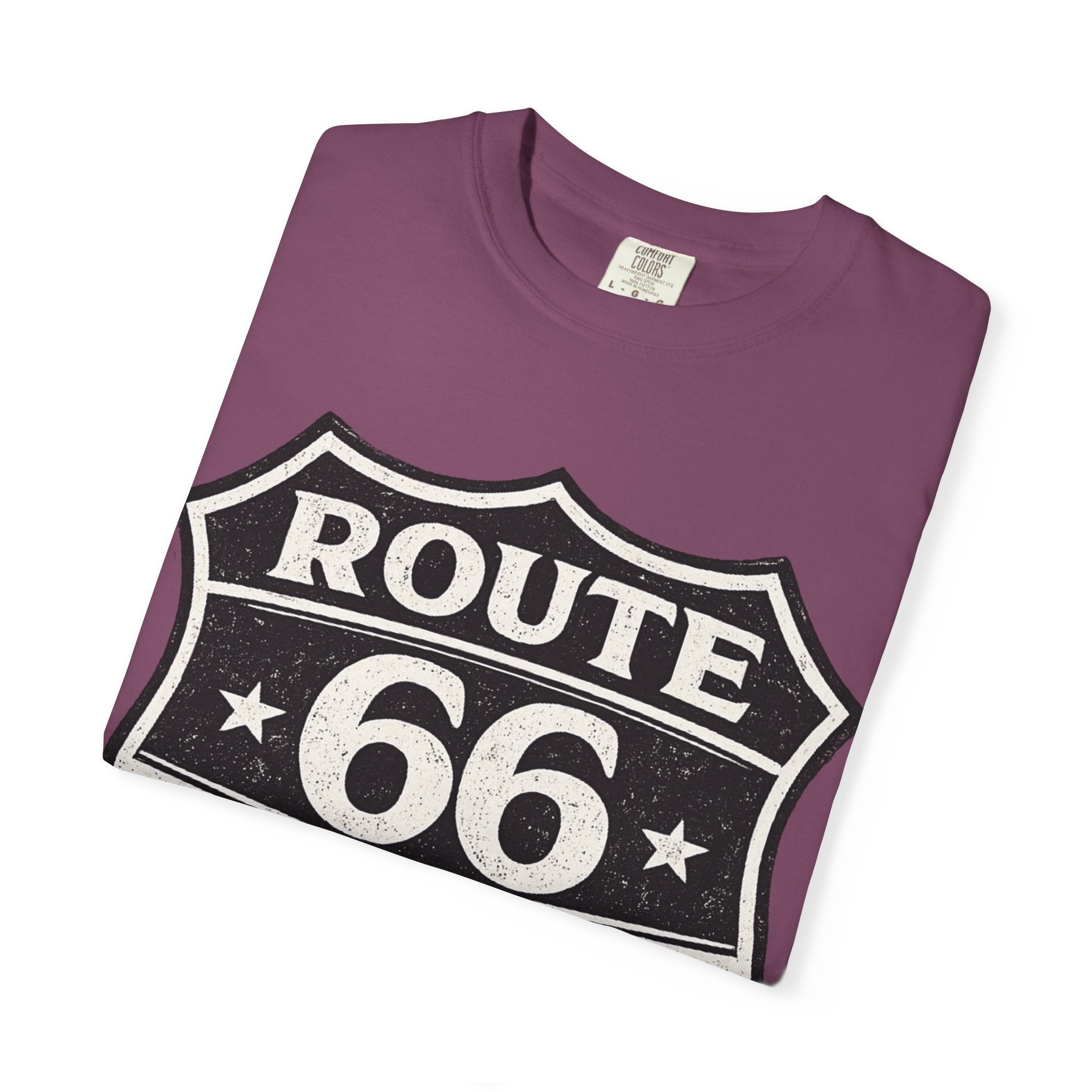 BubbaChubbs Dogs Tats Travel Route 66 Tee Printify
