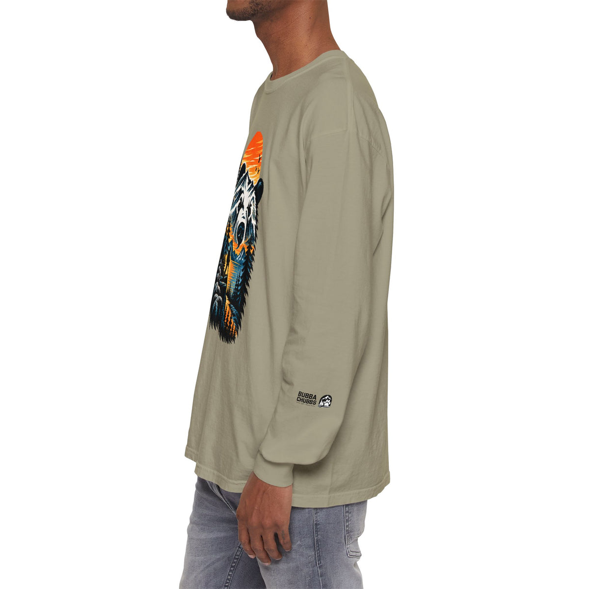 Bear Sunset Long Sleeve Tee