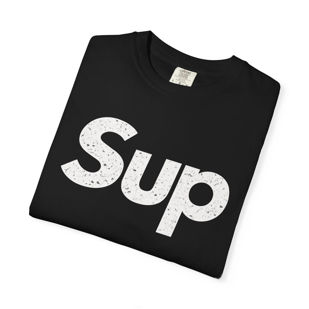 BubbaChubbs Sup White Lettering Tee - BubbaChubbs Brand