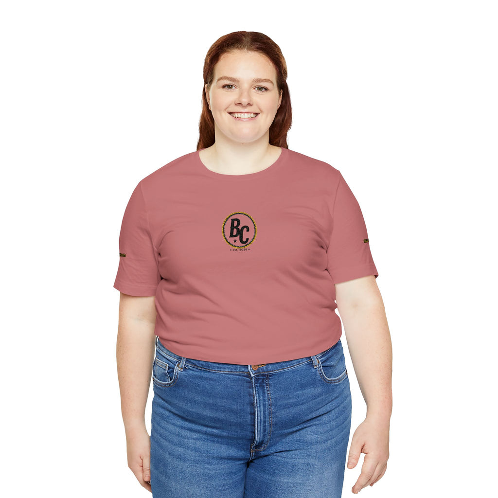 BubbaChubbs - Embroidered Logo - Unisex Jersey Short Sleeve Tee