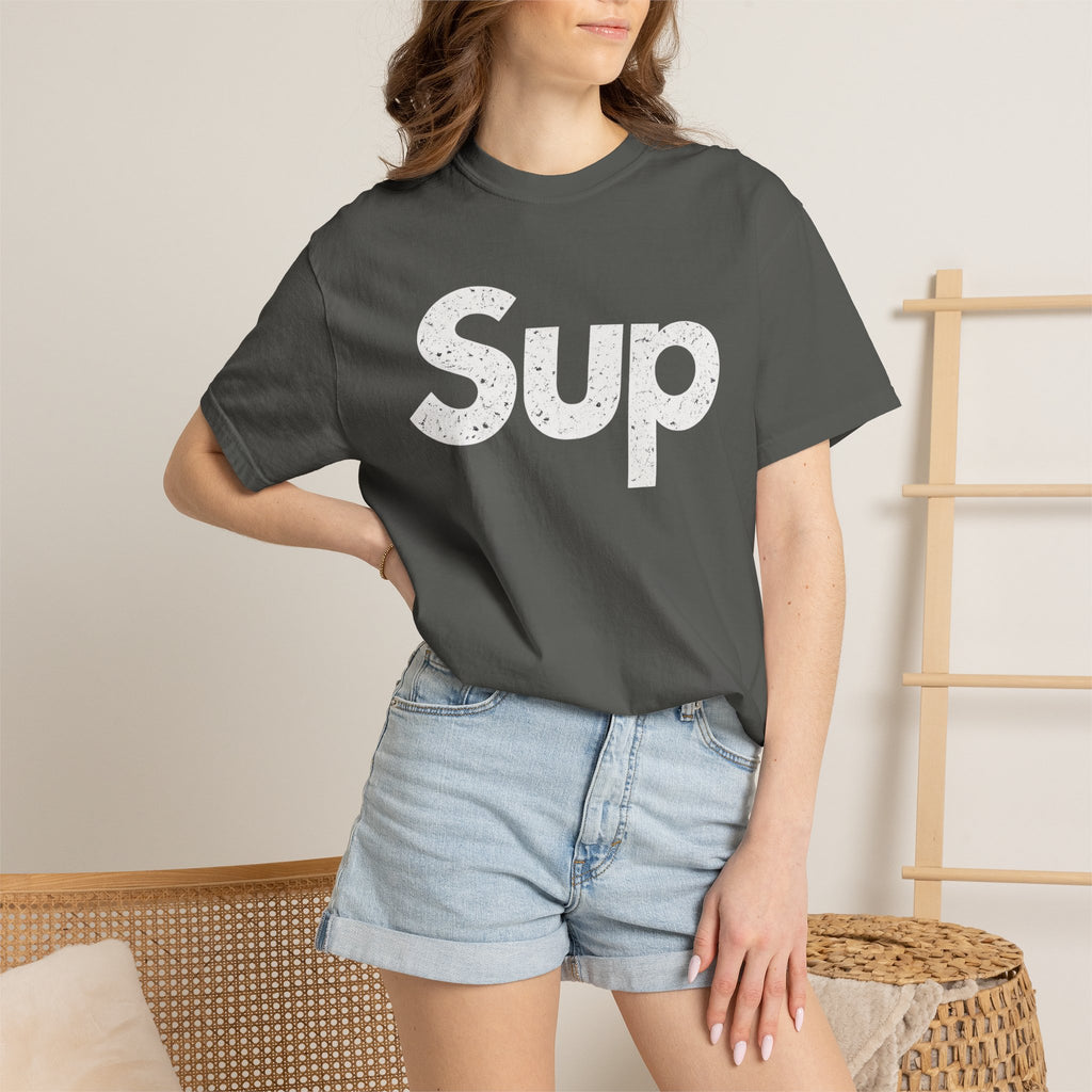 BubbaChubbs Sup White Lettering Tee - BubbaChubbs Brand