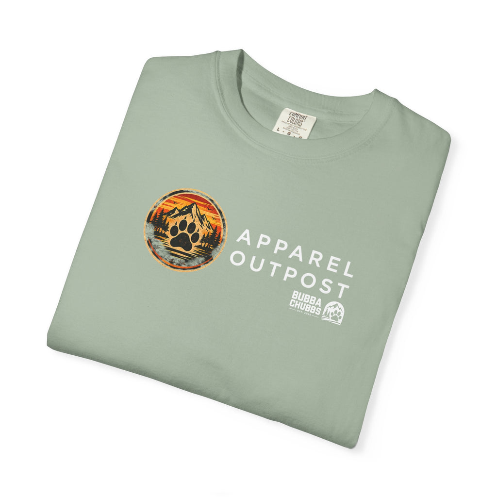 Apparel Outpost Sunset Logo T-Shirt Printify