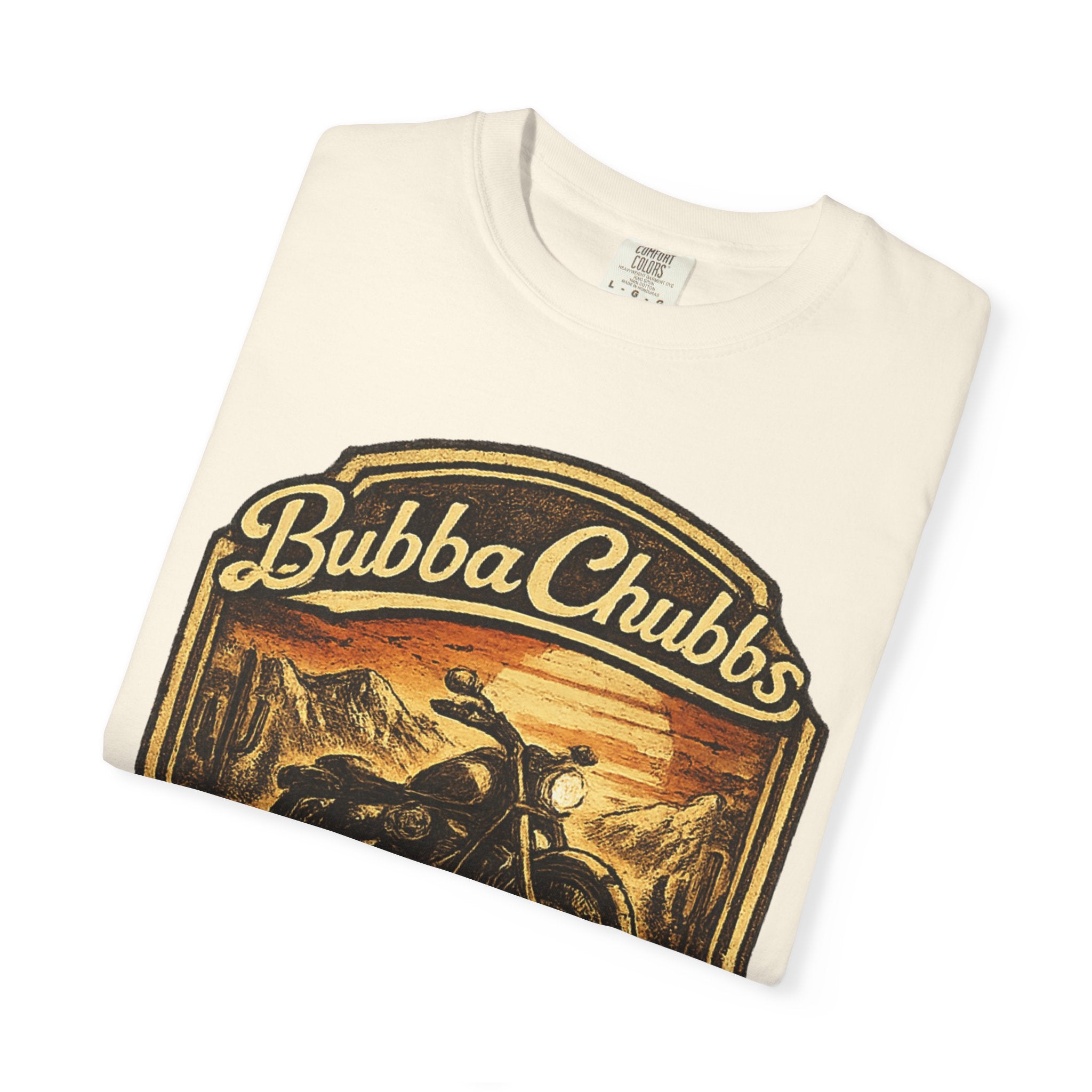 Motorcycle Garage Graphic Tee | BubbaChubbs Biker T-Shirt