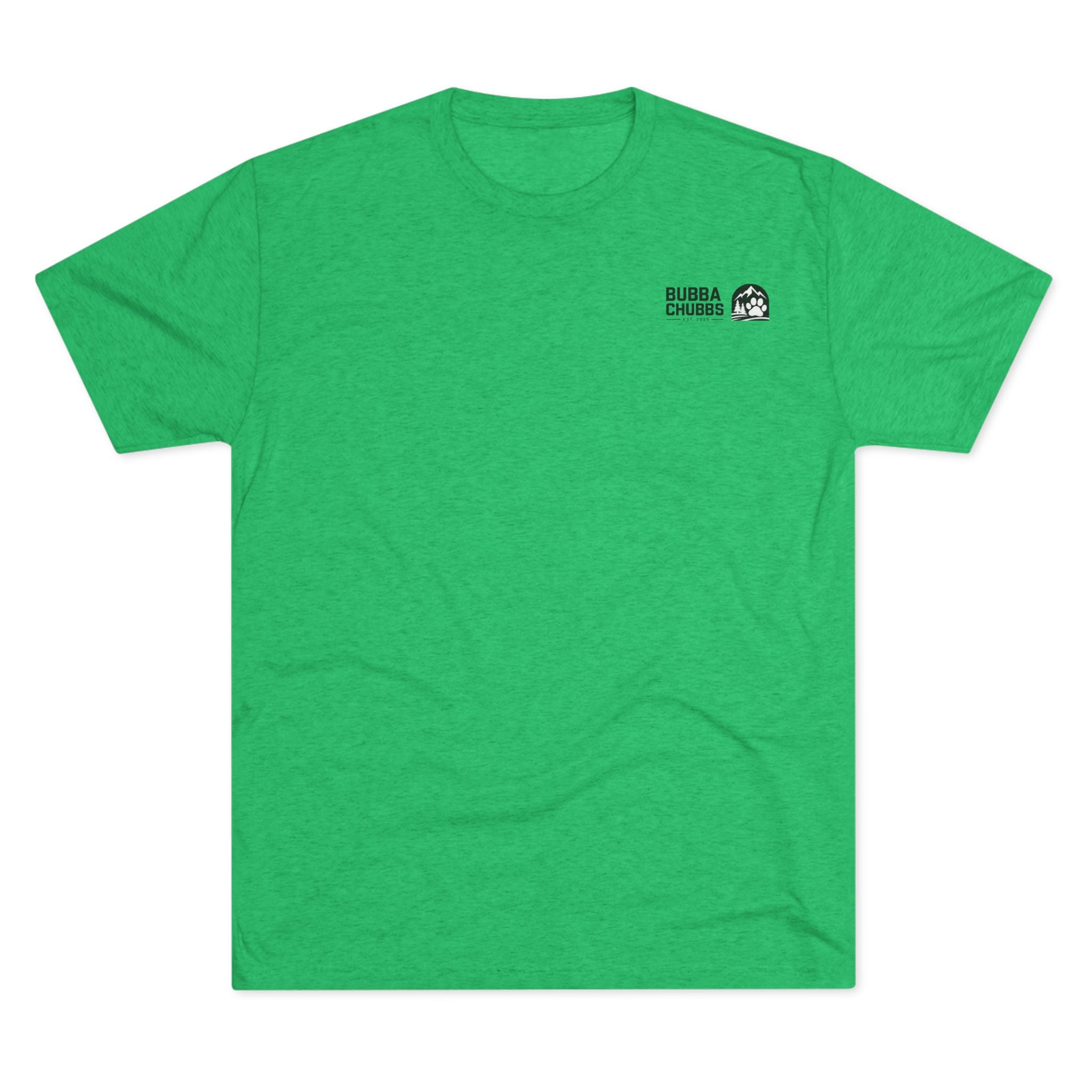 BubbaChubbs Mountains Minimalist Logo Tee — Adventure Outdoor Crew Shirt - BubbaChubbs Brand