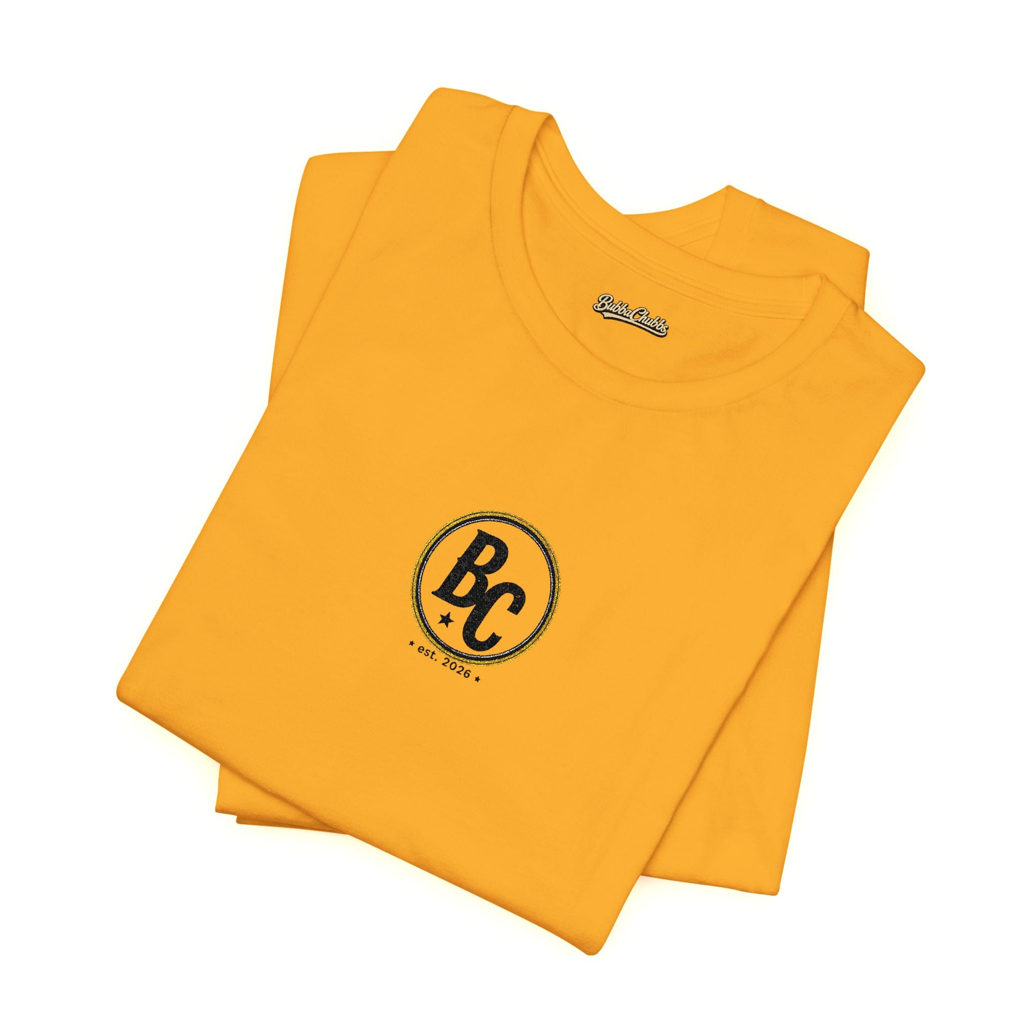 BubbaChubbs - Embroidered Logo - Unisex Jersey Short Sleeve Tee