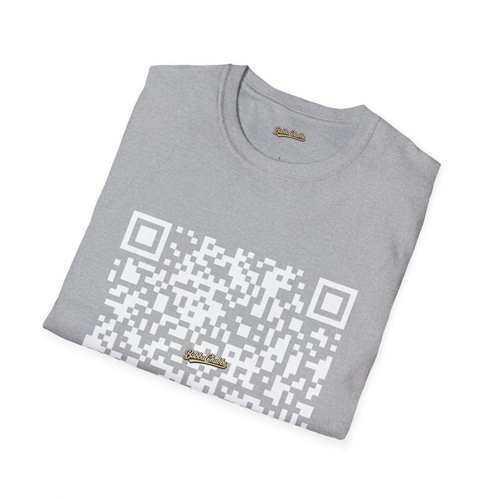 QR Front Graphic Tee | BubbaChubbs Interactive Brand T-Shirt