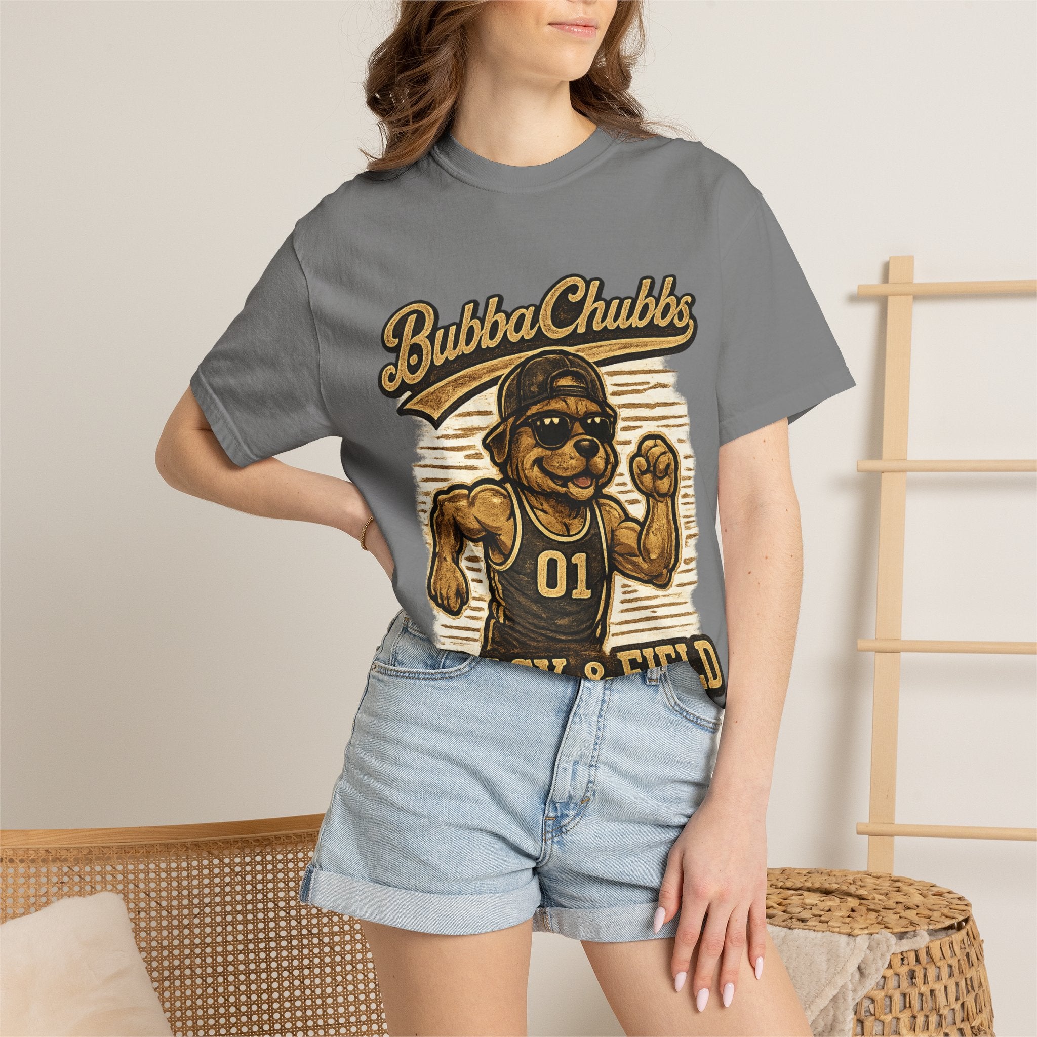 Track & Field Graphic Tee | BubbaChubbs Get Out Stay Wild T-Shirt