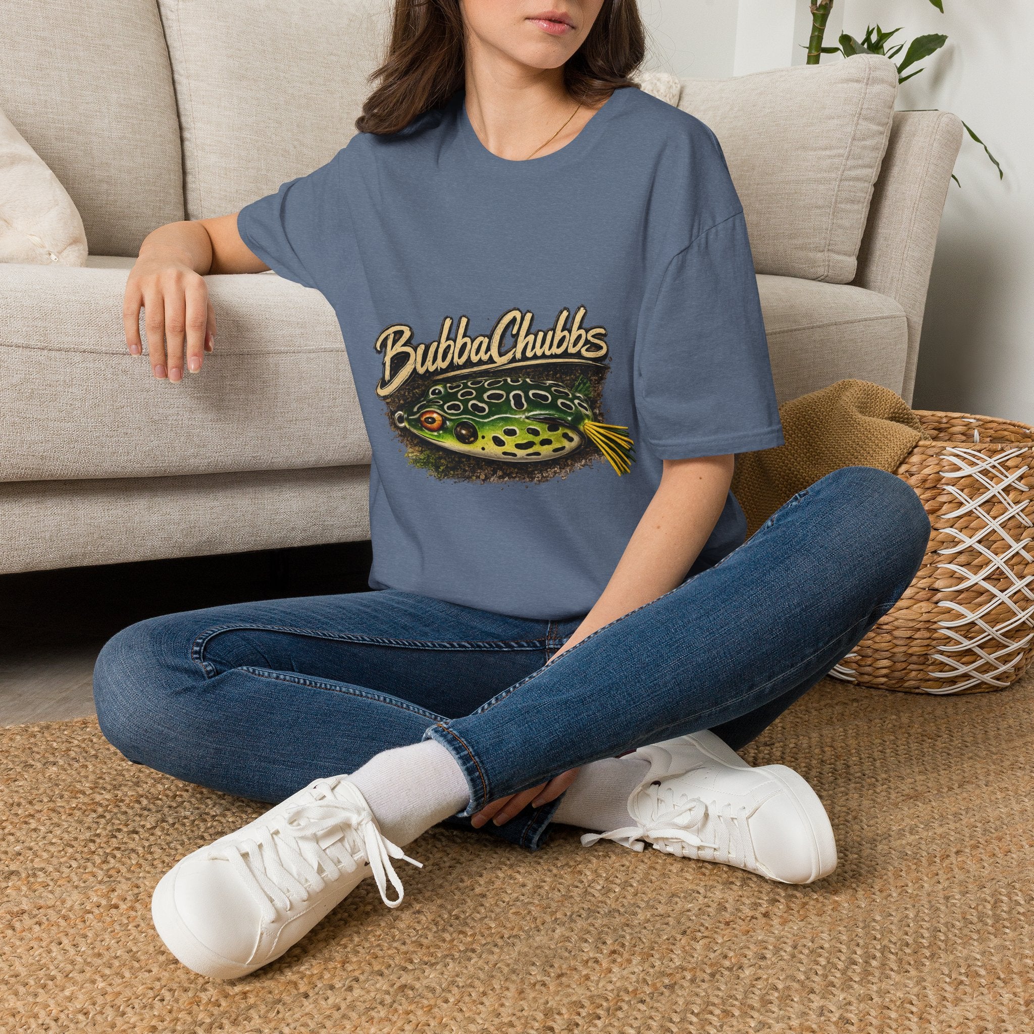 BubbaChubbs Gone Fishing Lure Graphic Tee Printify