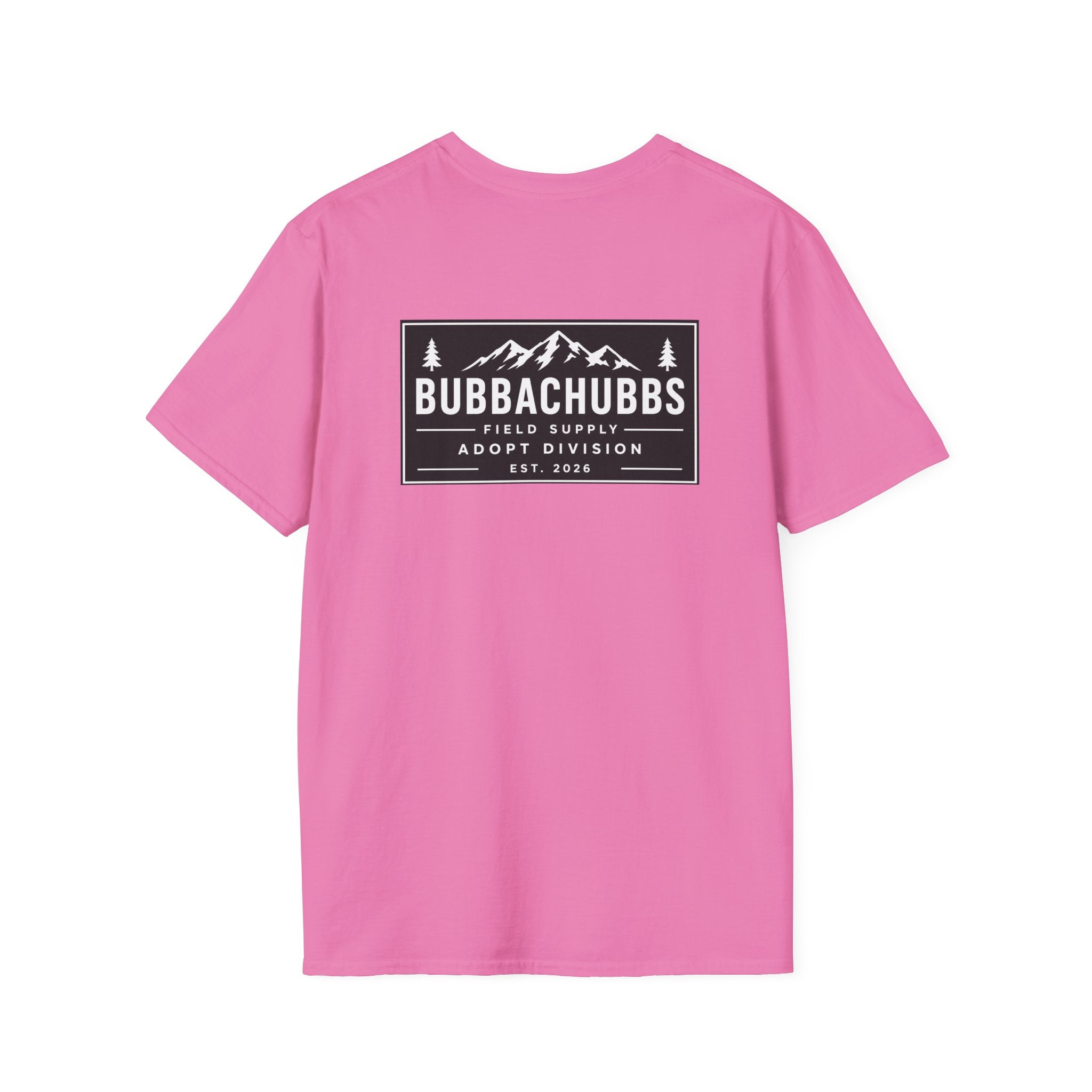 BubbaChubbs Logo front and Back Short-Sleeve Tee - BubbaChubbs Brand