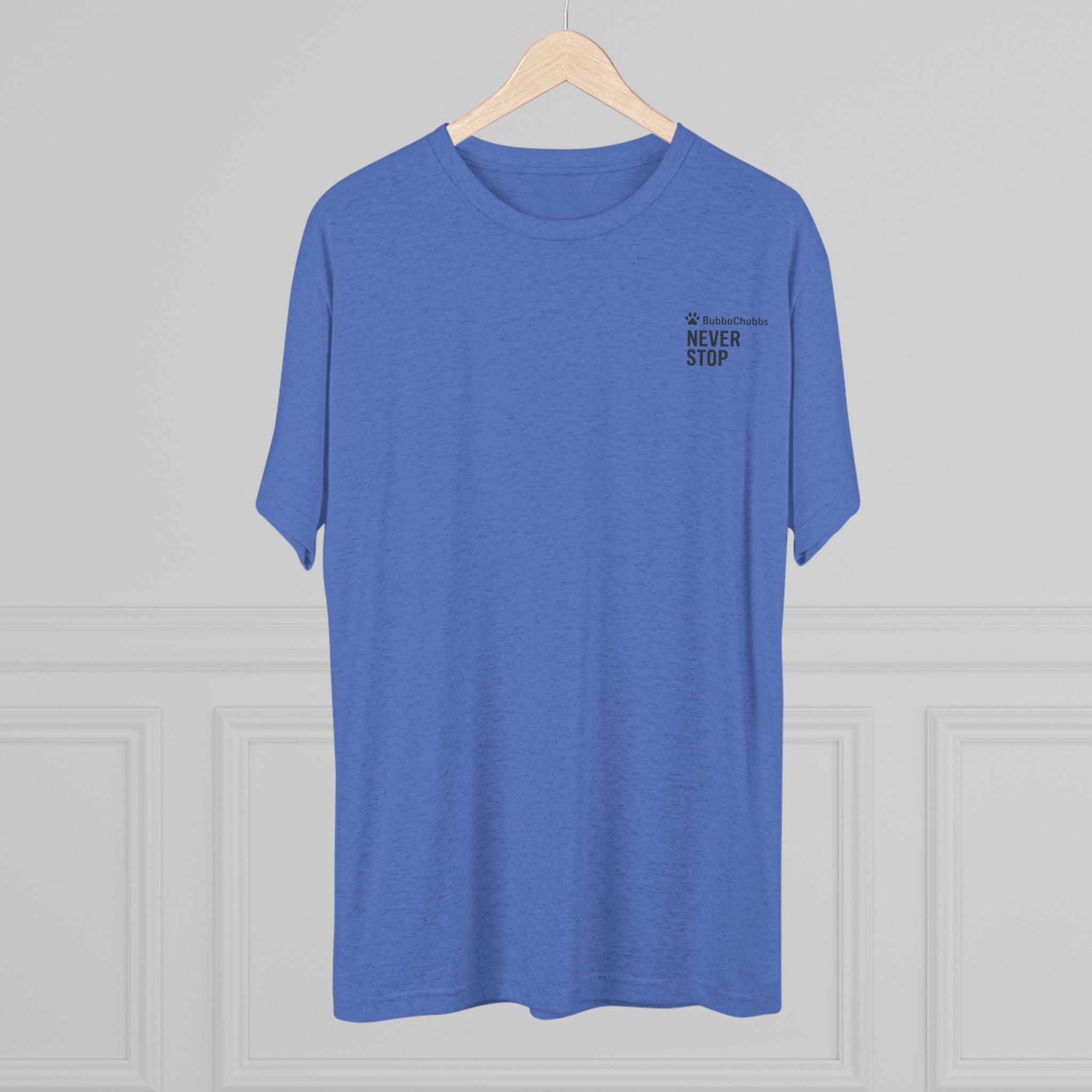 BubbaChubbs Mountains Never Stop — Adventure Outdoor Crew Shirt - BubbaChubbs Brand